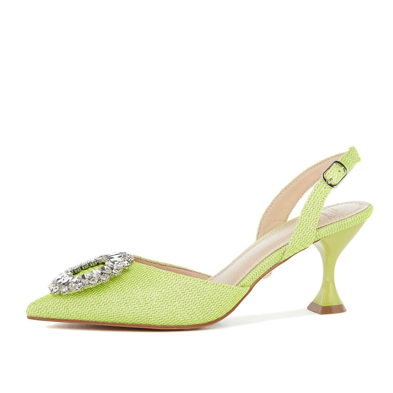Slingback Lilibeth Donna Lime SH16 LIME TWENTYFOURHAITCH 