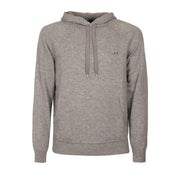 Felpa Solid Color In Misto Lana Uomo Grigio K43137 06 GRIGIO SUN68 