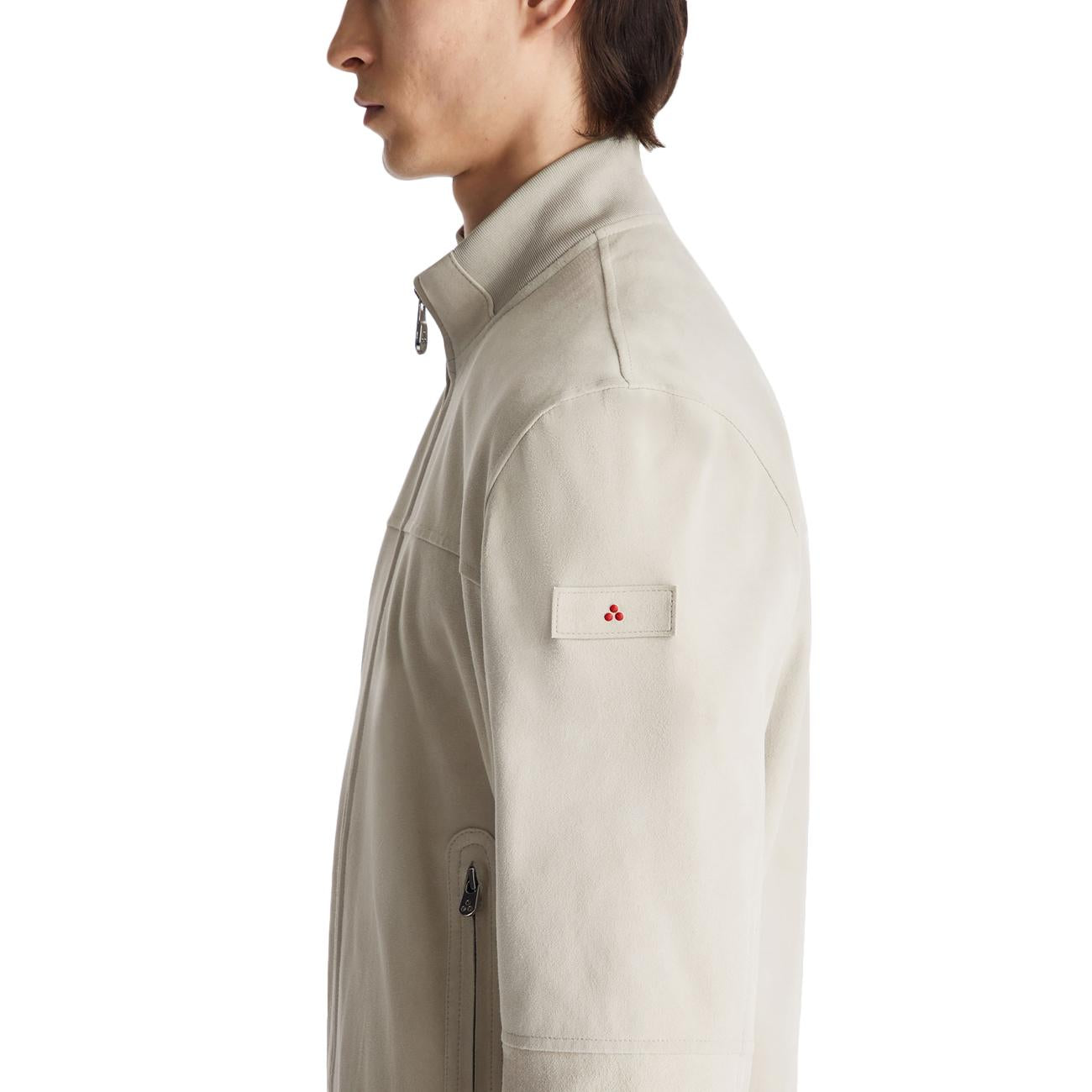 Giacca Sands Suade PE 08 In Pelle Scamosciata PEU5743 99012407 729 CREMA PEUTEREY 