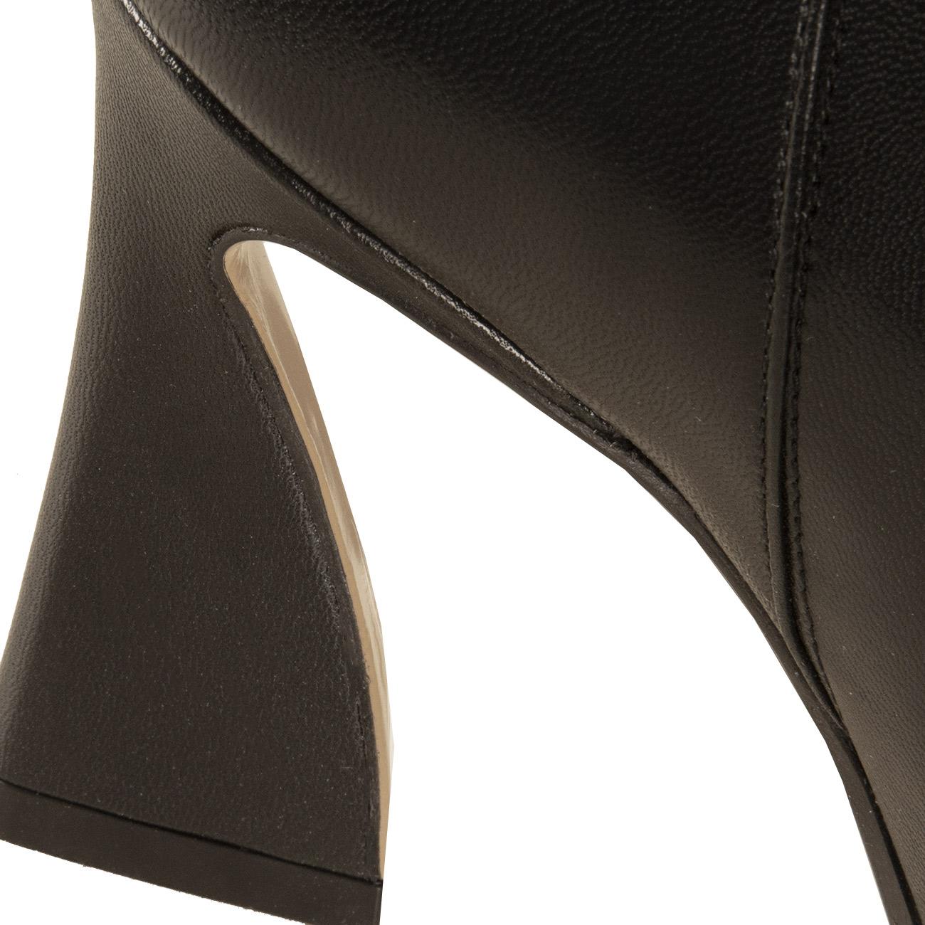 Stivale Décolleté Con Tacco Donna Nero 9856 NERO ANNA F. 