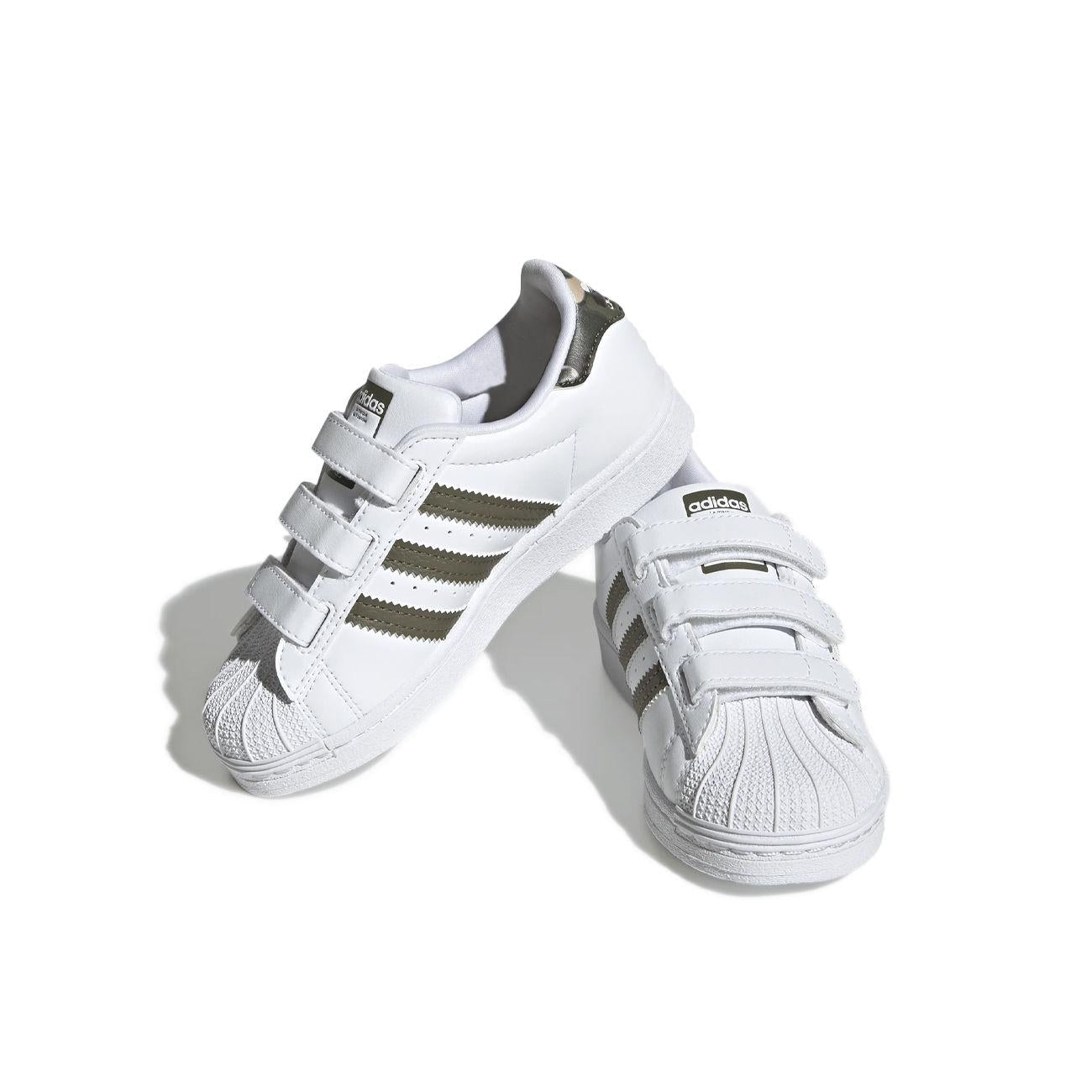SNEAKERS KIDS SUPERSTAR CF C ADIDAS HQ4285 FTWWHITE/OLISTR/FTWWHITE ADIDAS 