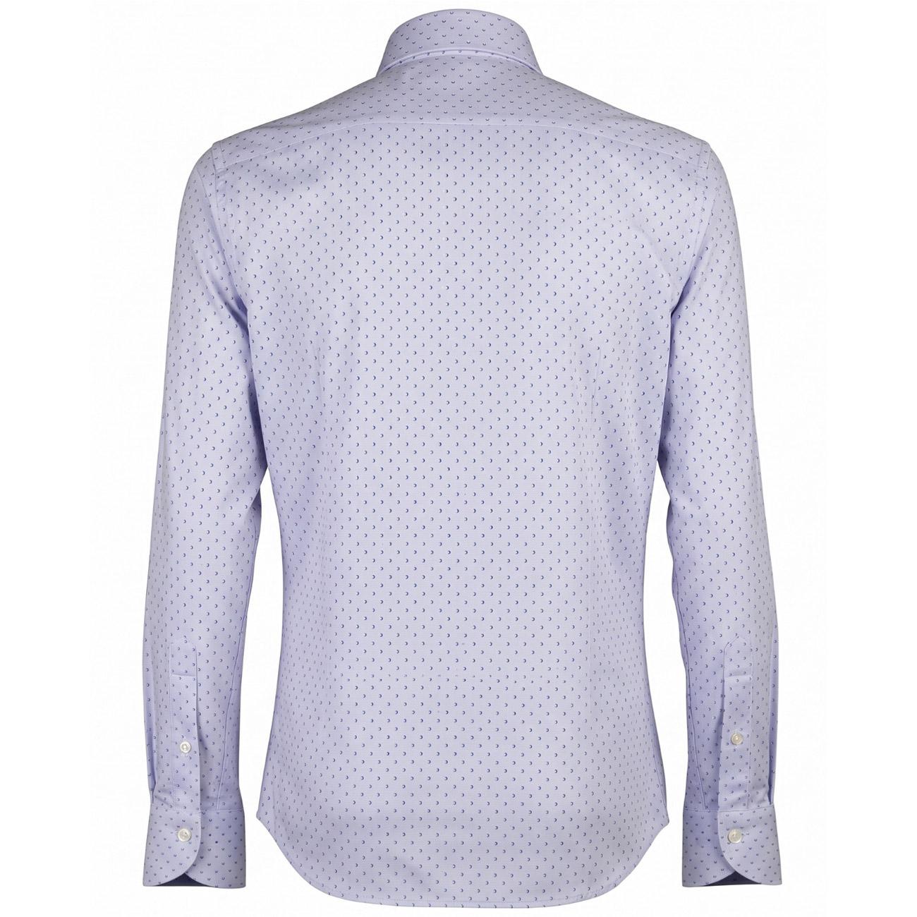 Camicia Slim SK Fantasia GMB/QM2CJE FB2 BIANCO/PUNTINI AZZ-BLU MASCHERONI 