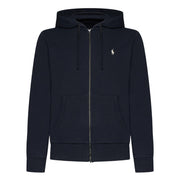 Felpa Full Zip Uomo Faded Black Canvas 710916692 010 FADED BLACK CANVAS POLO RALPH LAUREN 