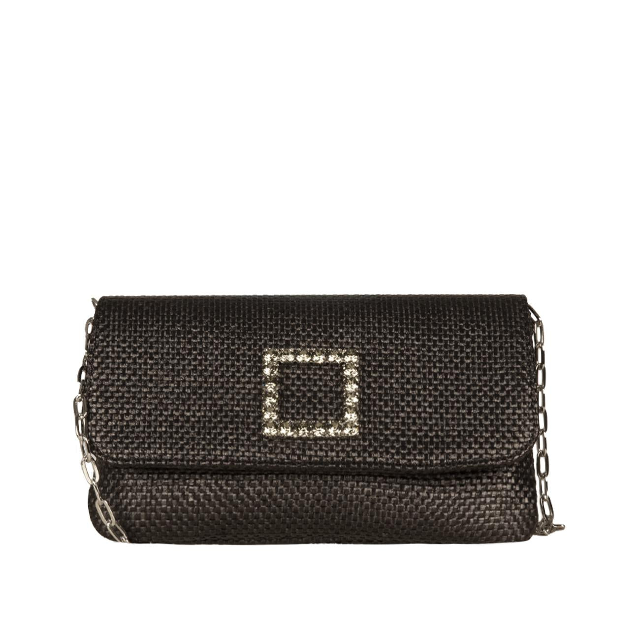 Pochette Mini Raffia Donna Nero CAPRILUX NERO ROBERTO FESTA 