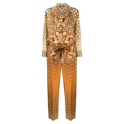 Tuta Habotai In Seta A044916431043 BEIGE ALBERTA FERRETTI 