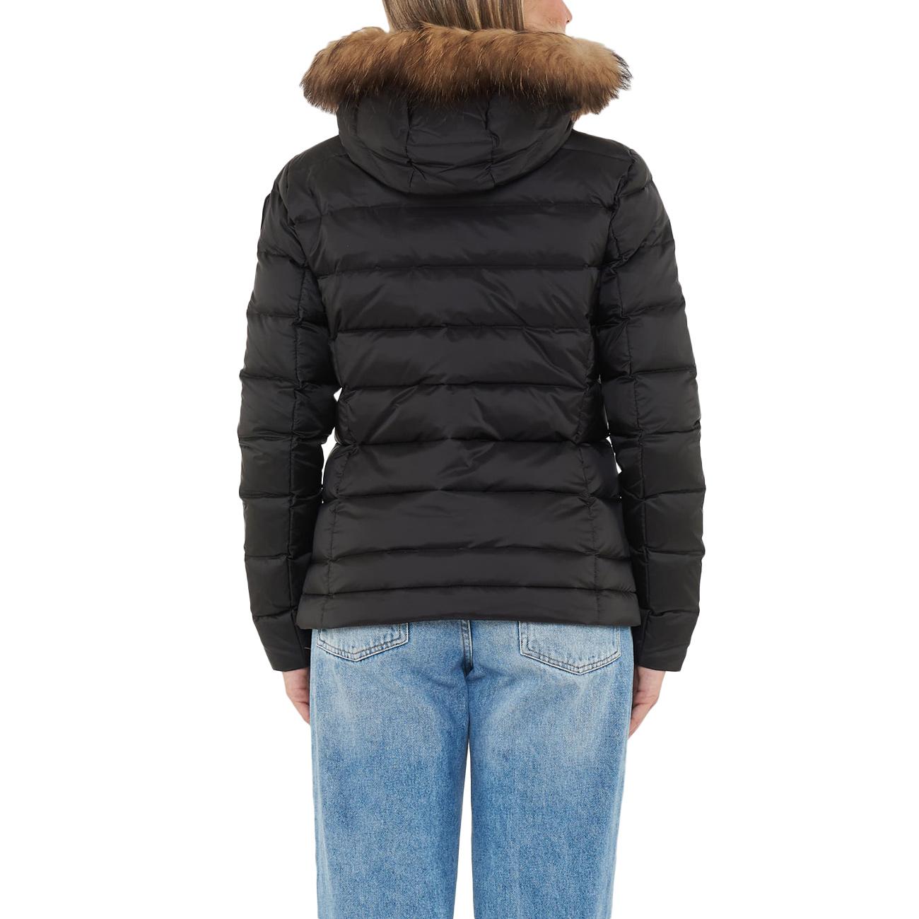 Piumino arcadia a righe 25WBLDC03099-006047 999EI NERO BLAUER 