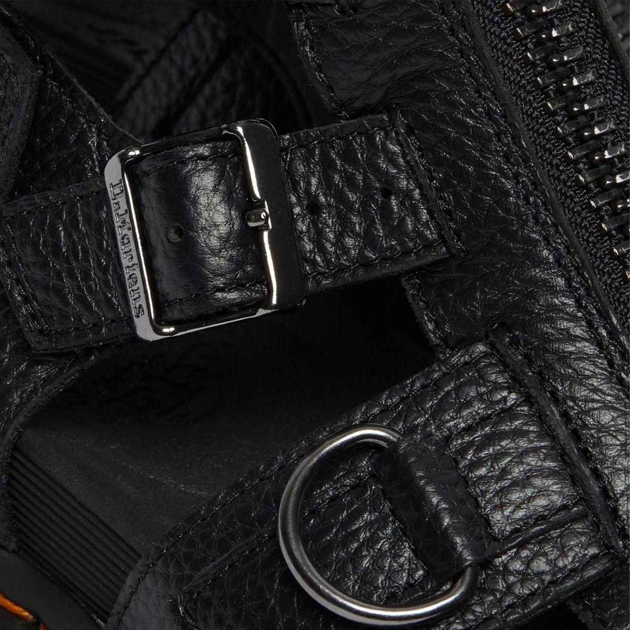 SANDALO OLSON DRMARTENS 26561001 BLACK MILLED NAPPA DR.MARTENS 