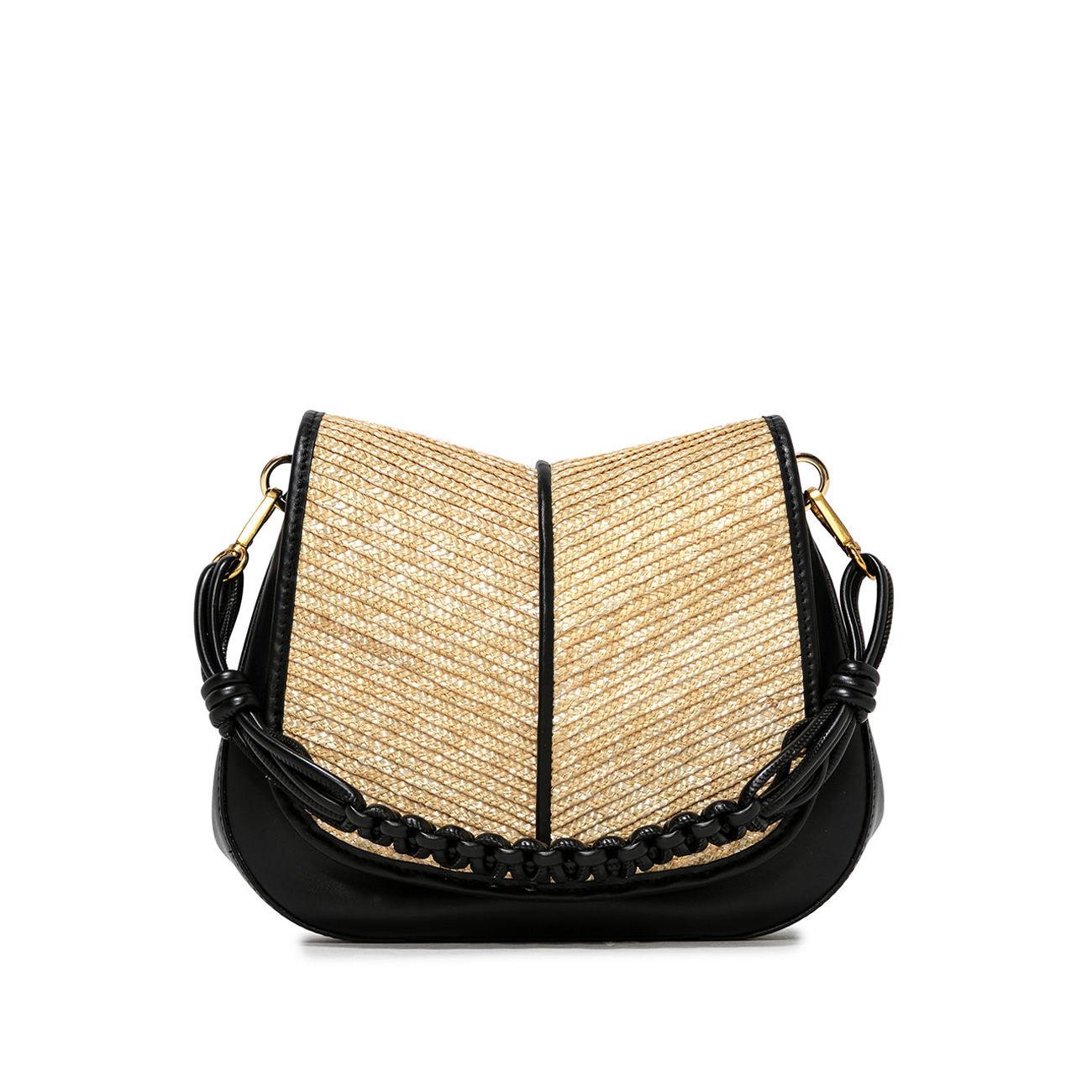 Borsa A Spalla Helena Round In Pelle Donna Nero BS9666HGL/PGLF 001NERO GIANNI CHIARINI 