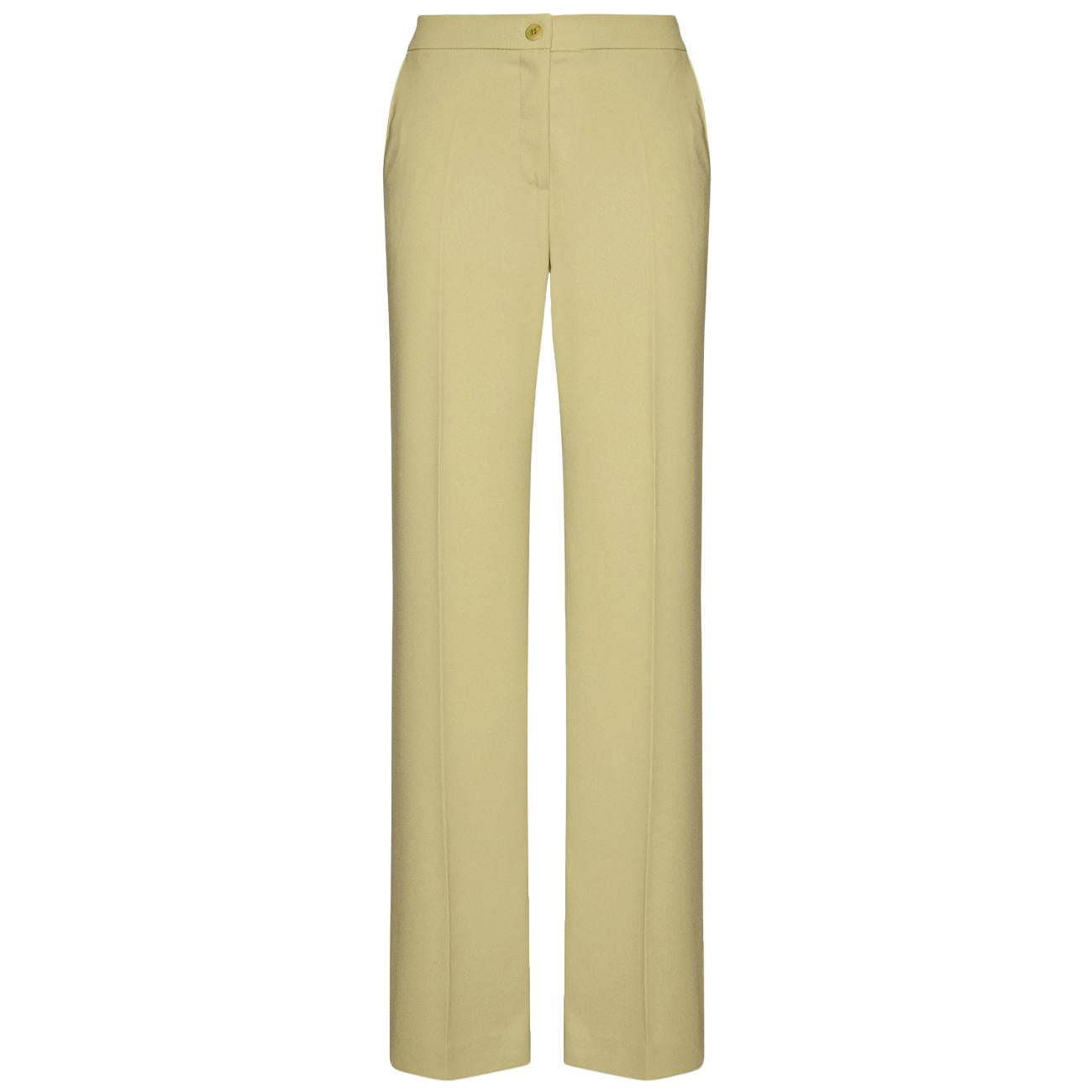 Pantaloni In Cady P188P100475N A5 AVOCADO ELENA MIRO' 