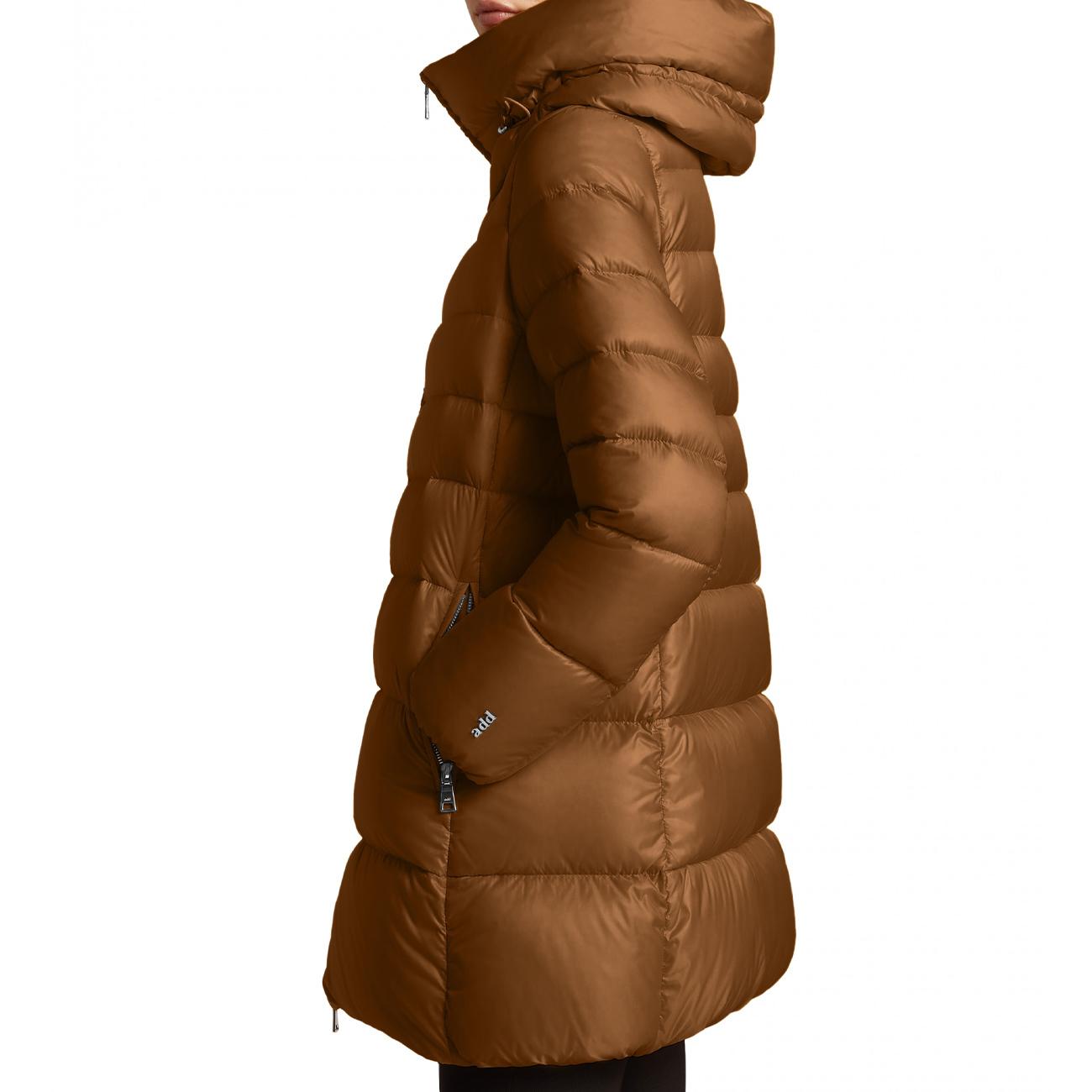 Giacca Imbottita Lunga Donna Wood 6AW226 7691 WOOD ADD 