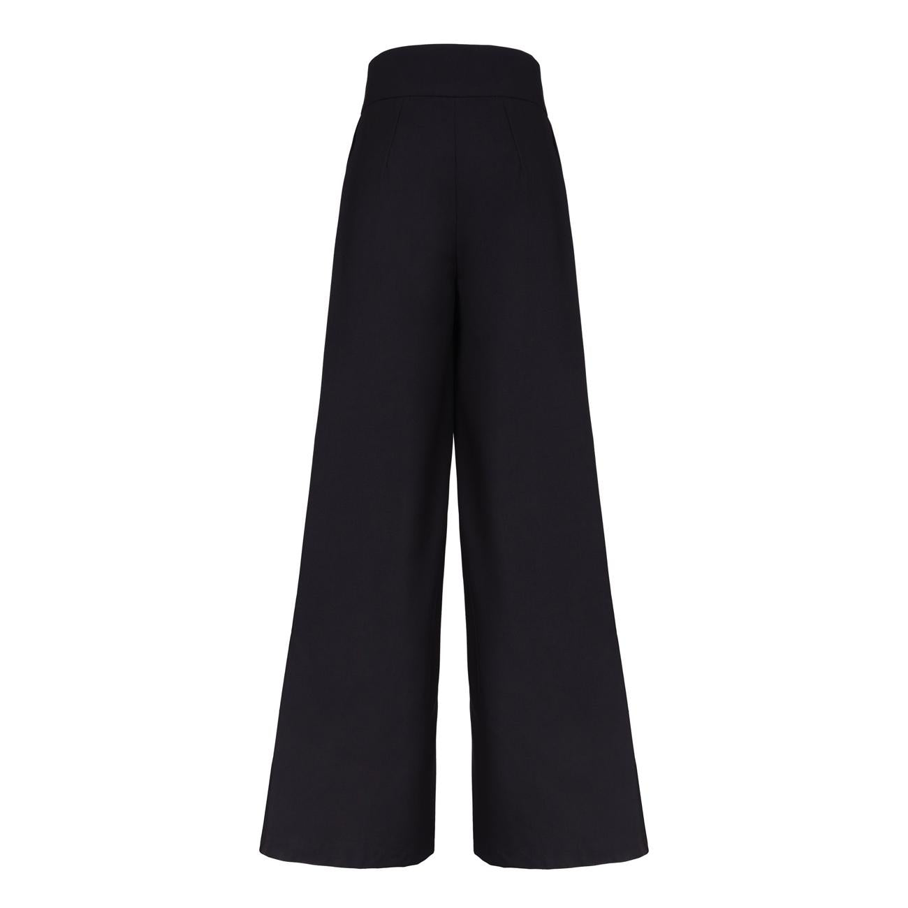 Pantalone Verri Misto Lana Donna Nero MVPI3PA036 0002/NERO MVP WARDROBE 