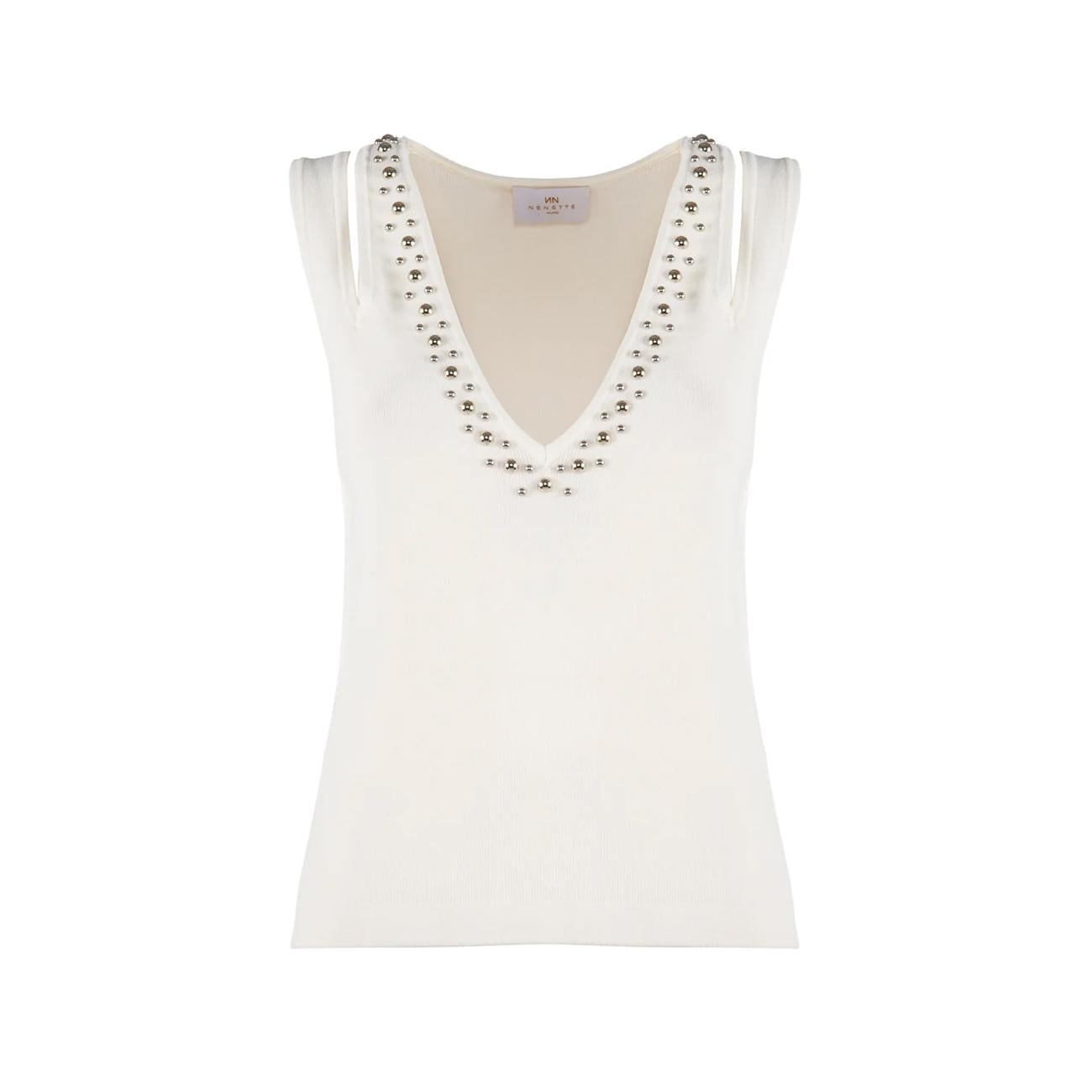 Top Mujian Donna Bianco 37BB-MUJIAN 0001 BIANCO NENETTE 