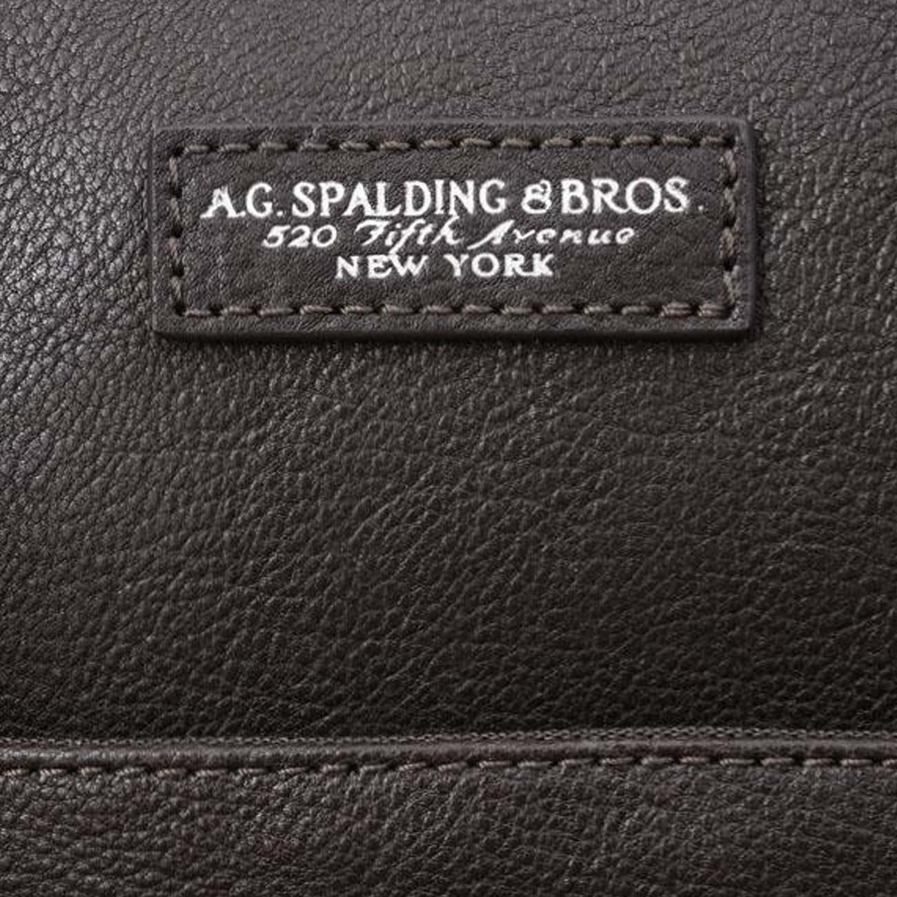 Cartella 1 Zip Steel Rivet Unisex Marrone 309392U 252 MARRONE A.G. SPALDING&BROS 