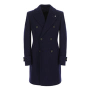 Cappotto Chesterfield In Jersey Uomo Blu 7453_S_35703 5 BLU L.B.M.1911. 