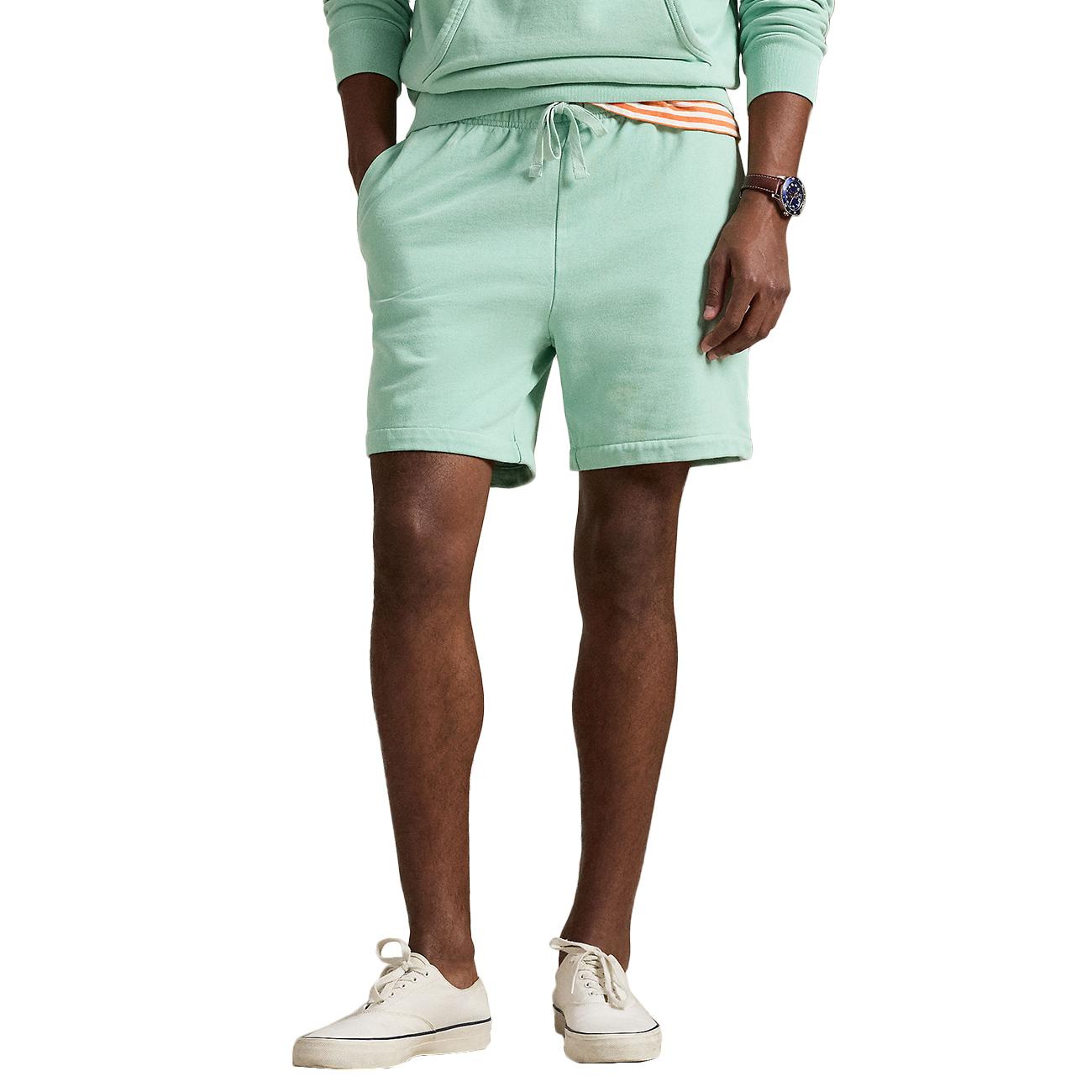 Pantaloncini In Pile Leggero 710934602 005 CELADON POLO RALPH LAUREN 