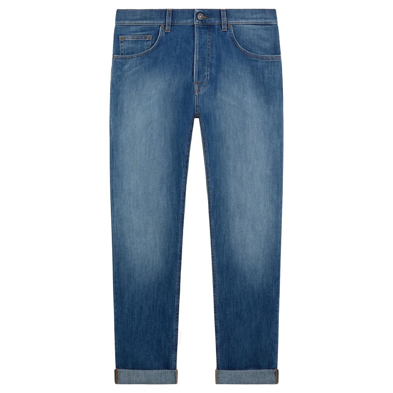 Pantalone Icon UP563DS0107IL6 800 BLU SCURO DONDUP 