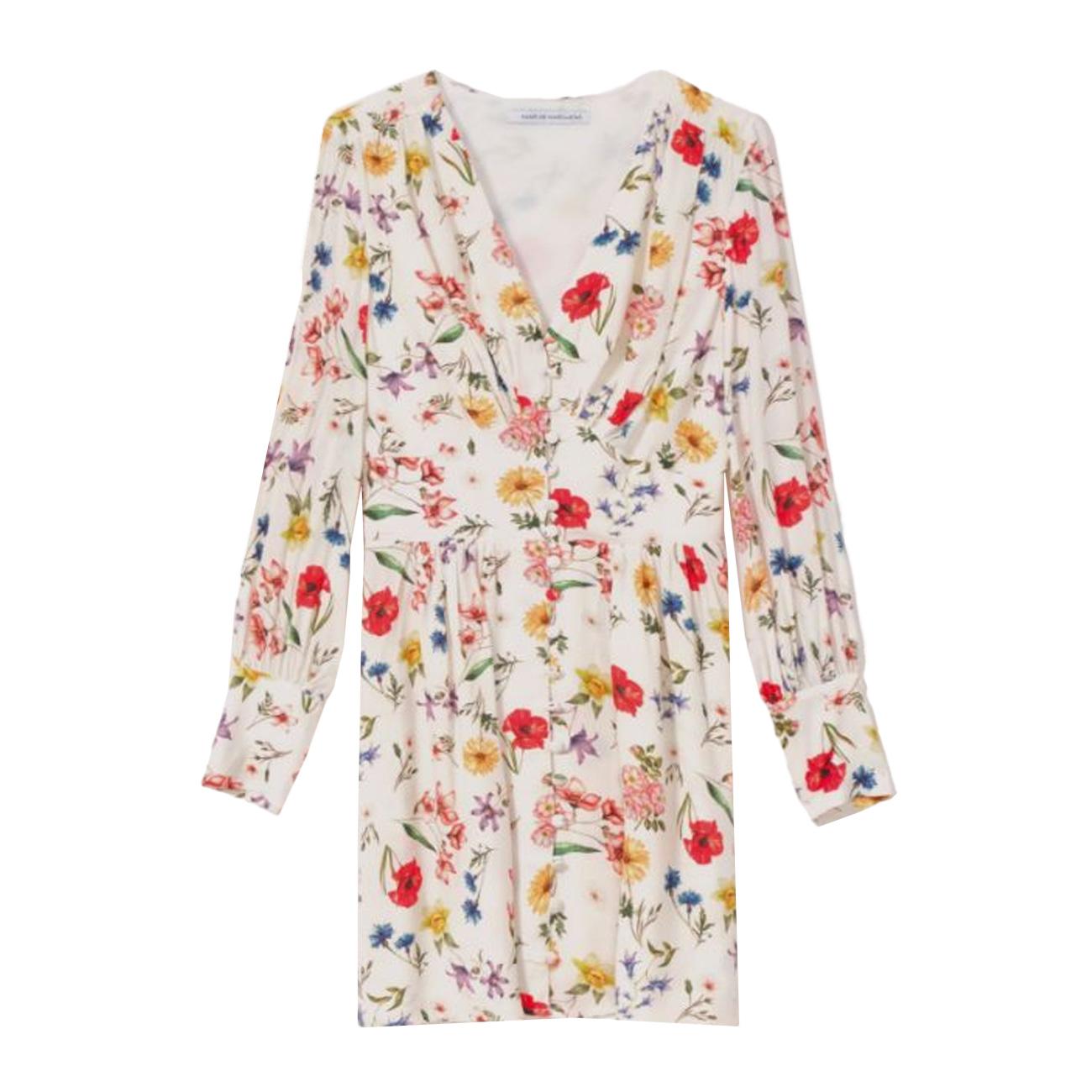 Abito Caroline Donna Fiore Panna MDMW86CAROLINE/V1 FIORE MEDIO PANNA MAR DE MARGARITAS 