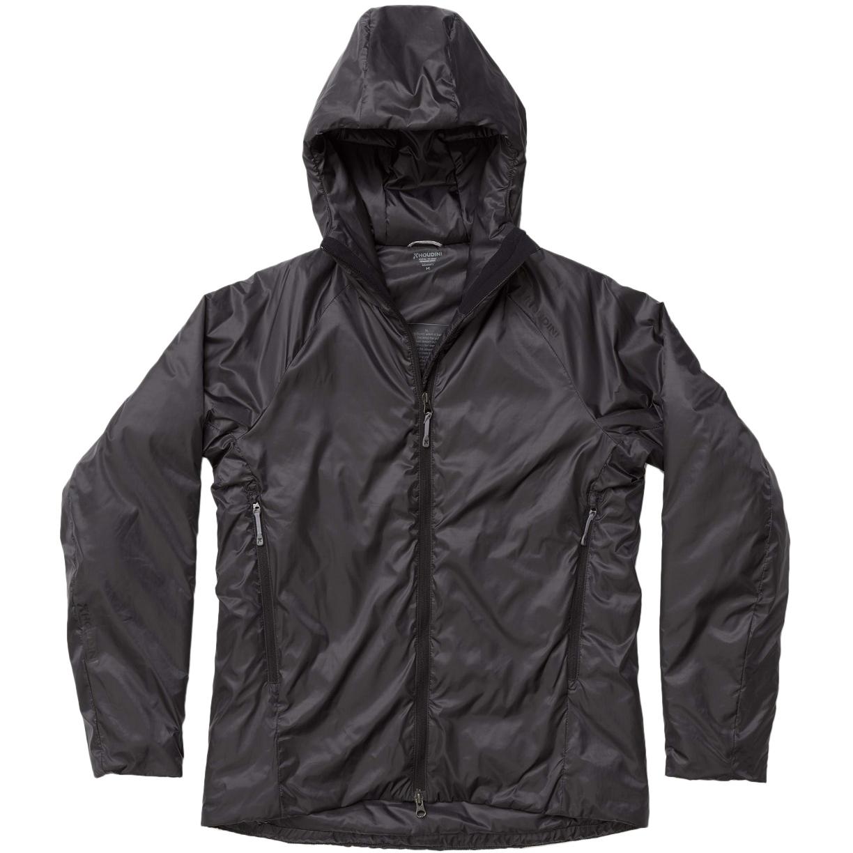 GIACCA D. IMPERMEABILE C/CAPP + F/ZIP HOUDINI 820002 900 TRUE BLACK HOUDINI 