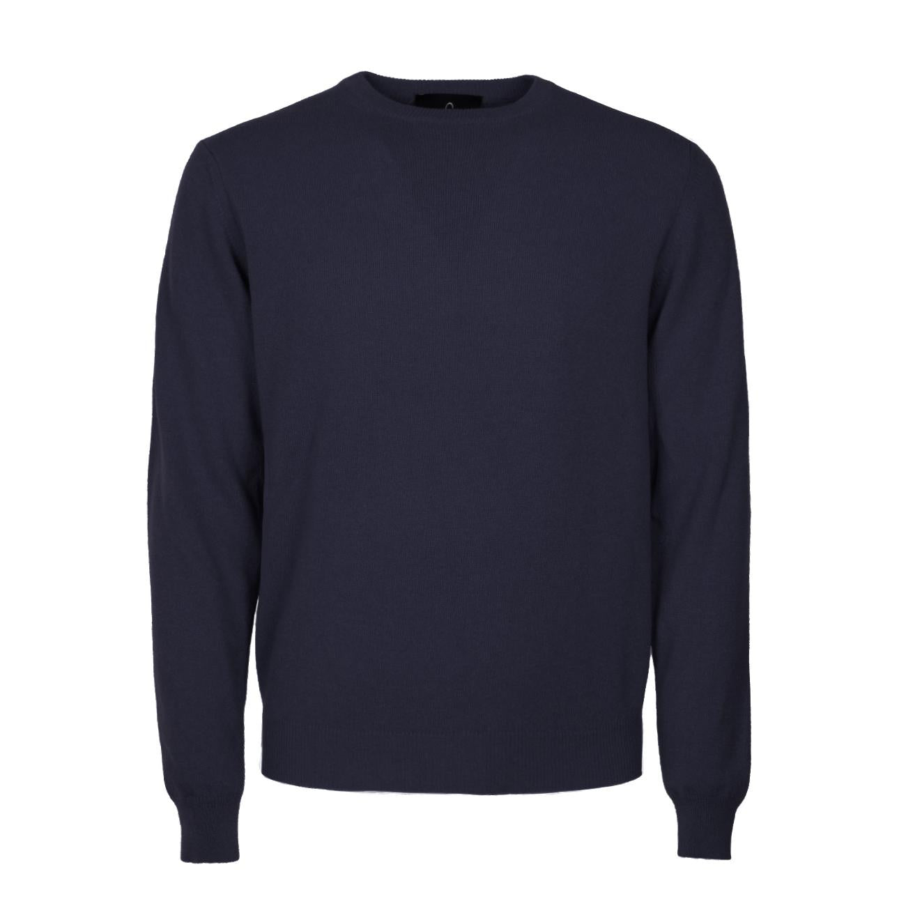 Pullover Girocollo Unisex Bleu Navy Melange 90617 407 BLEU NAVY MELANGE MASCHERONI Jeordie's 