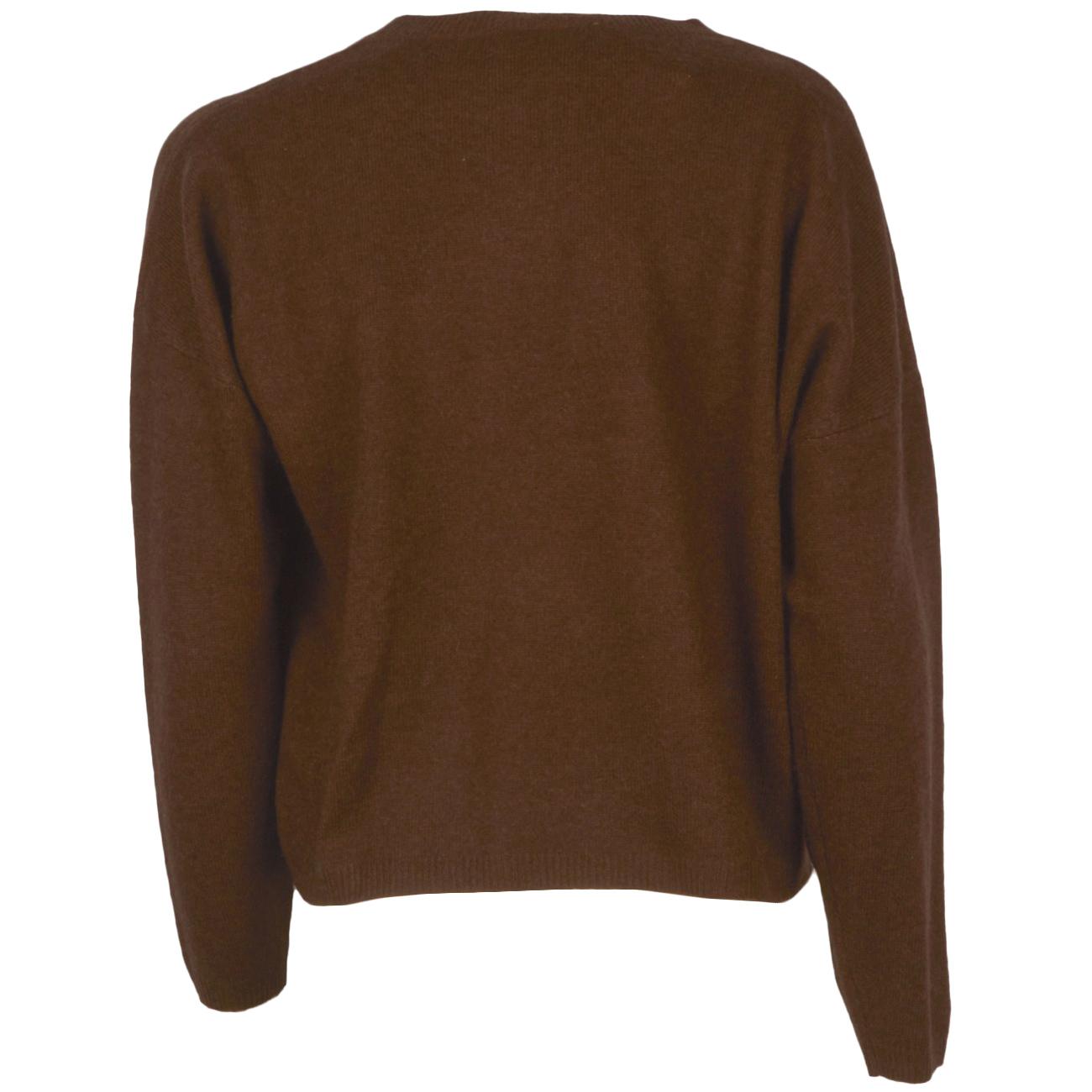 Pullover Round Kaira ACF202024C BROWNIE ABSOLUT CASHMERE 