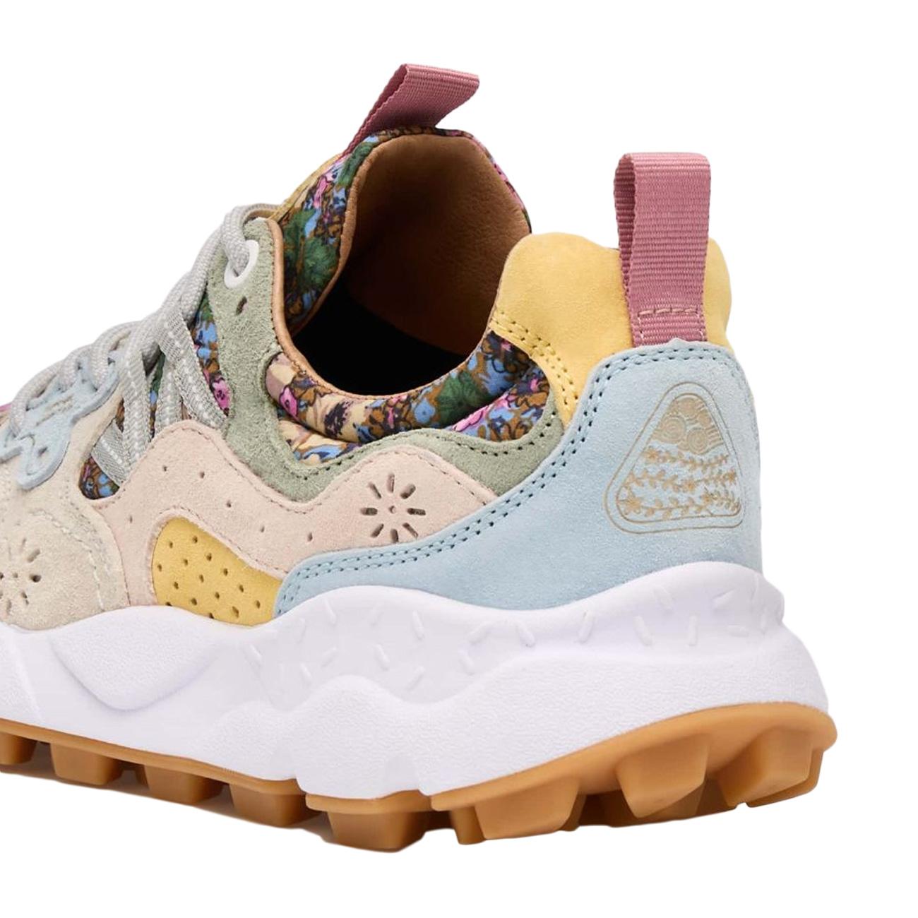 Sneakers Yamano 3 Con Stampa Fiori Primaverili 1N99001201781740 ROSE/MILK FLOWER MOUNTAIN 