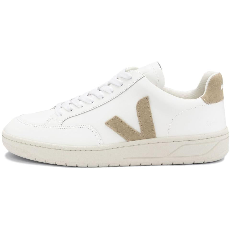 SNEAKERS D. V 12 LEATHER VEJA XD0202896 EXTRA WHITE DUNE VEJA 