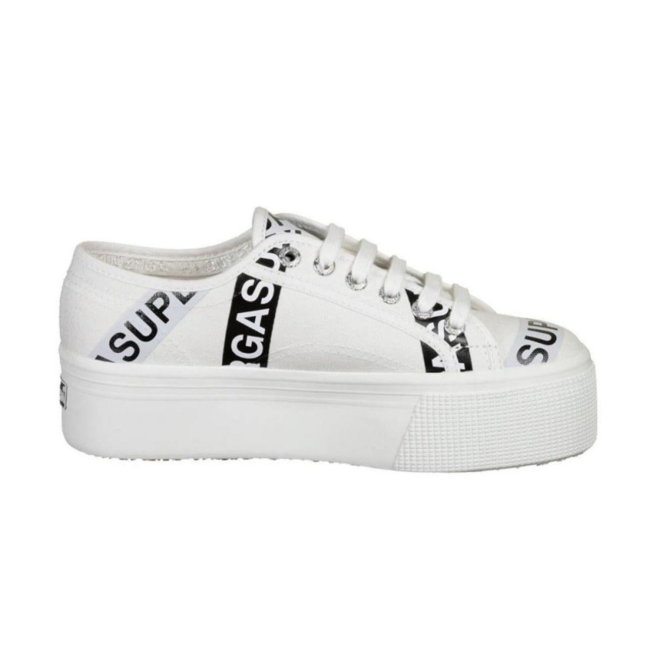Sneakers 2790 Donna White Grey Black S41161W A0OWHITEGREY.BLACK SUPERGA 