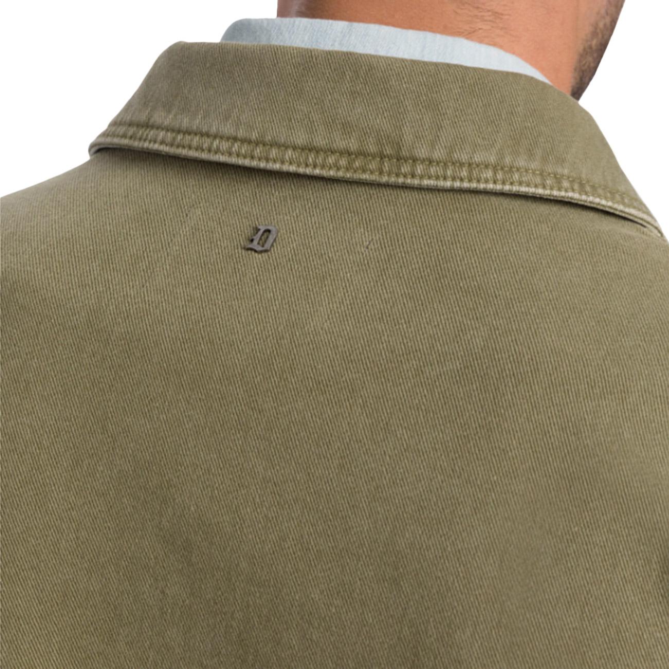 Giacca Regular In Bull Stretch JU015_BSE037X_K12 637 VERDE MILITARE DONDUP 