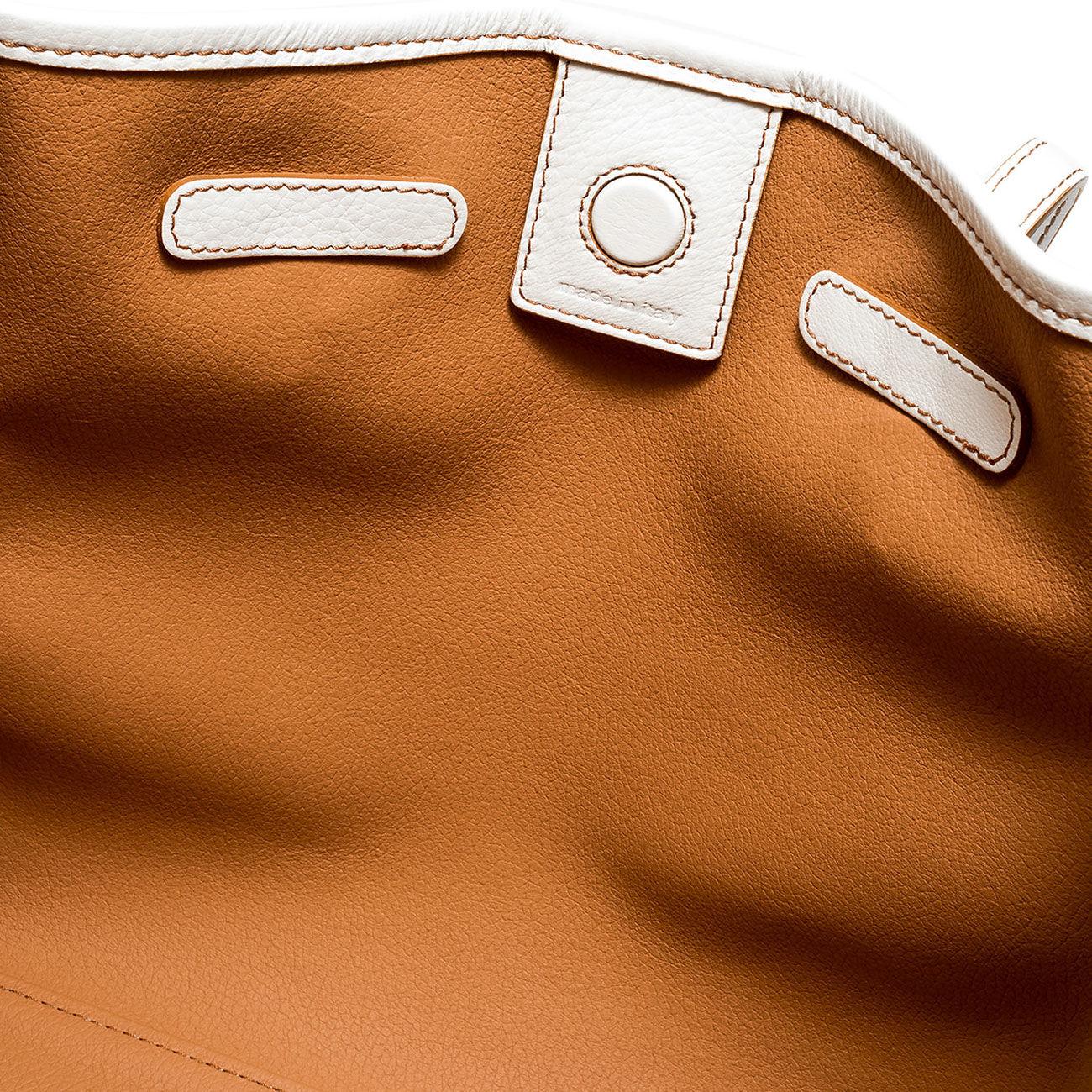 BORSA MARCELLA SADDLERY GIANNI CHIARINI BS6850/23PESTSRDBL 12341 LATTE/PECAN GIANNI CHIARINI 