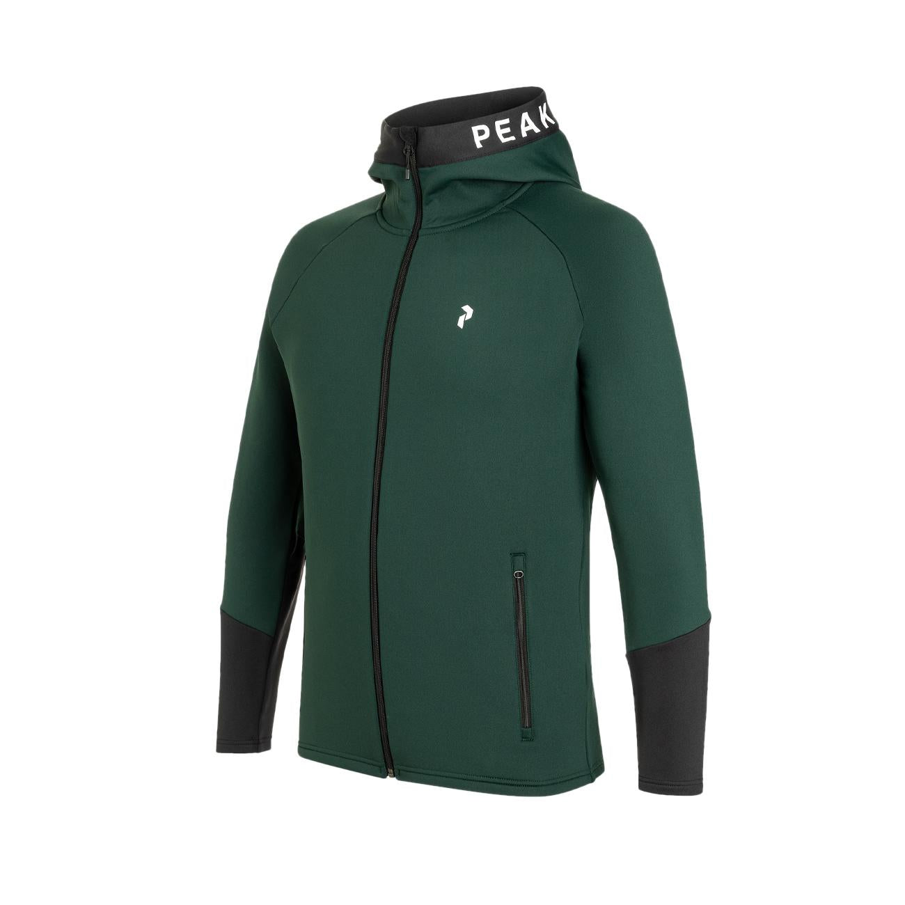 Felpa Rider Uomo Scarab Green Black G78887 070 SCARAB GREEN-BLACK PEAK PERFORMANCE 