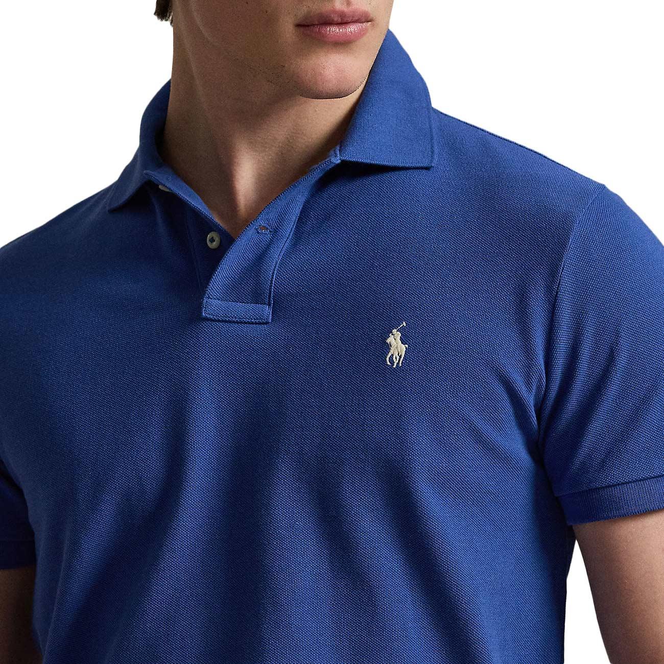 Polo 710680784 520 DUSTY AZURE/CREAM PP POLO RALPH LAUREN 