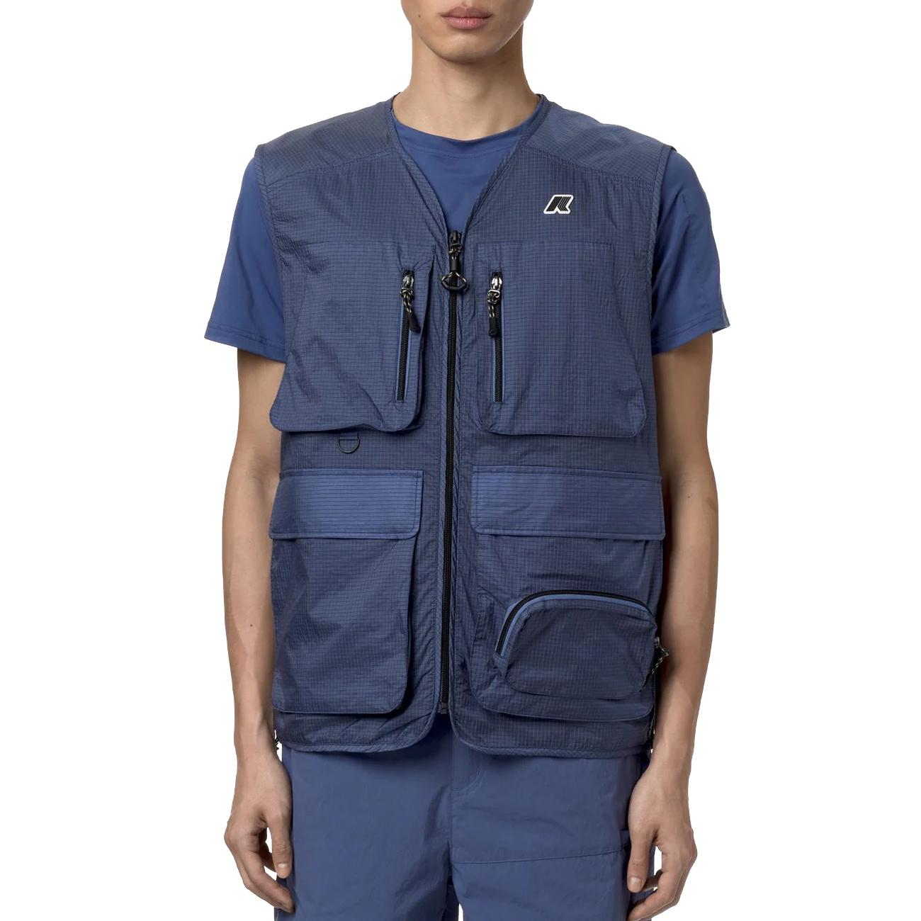 Gilet Allos Uomo Blue Fiord Ripstop K2131EW AI5 BLUE FIORD RIPSTOP K-WAY 
