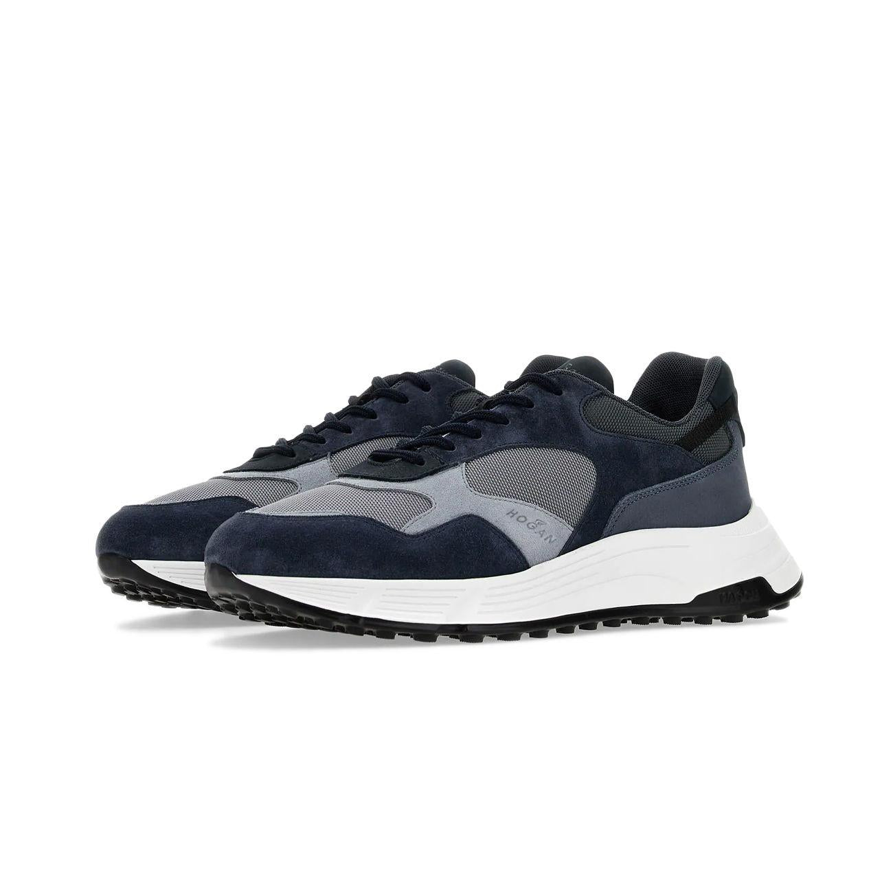 Sneakers Hyperlight Uomo Blu Grigio Nero HXM5630DM90MI1563S BLU/GRIGIO/NERO HOGAN 