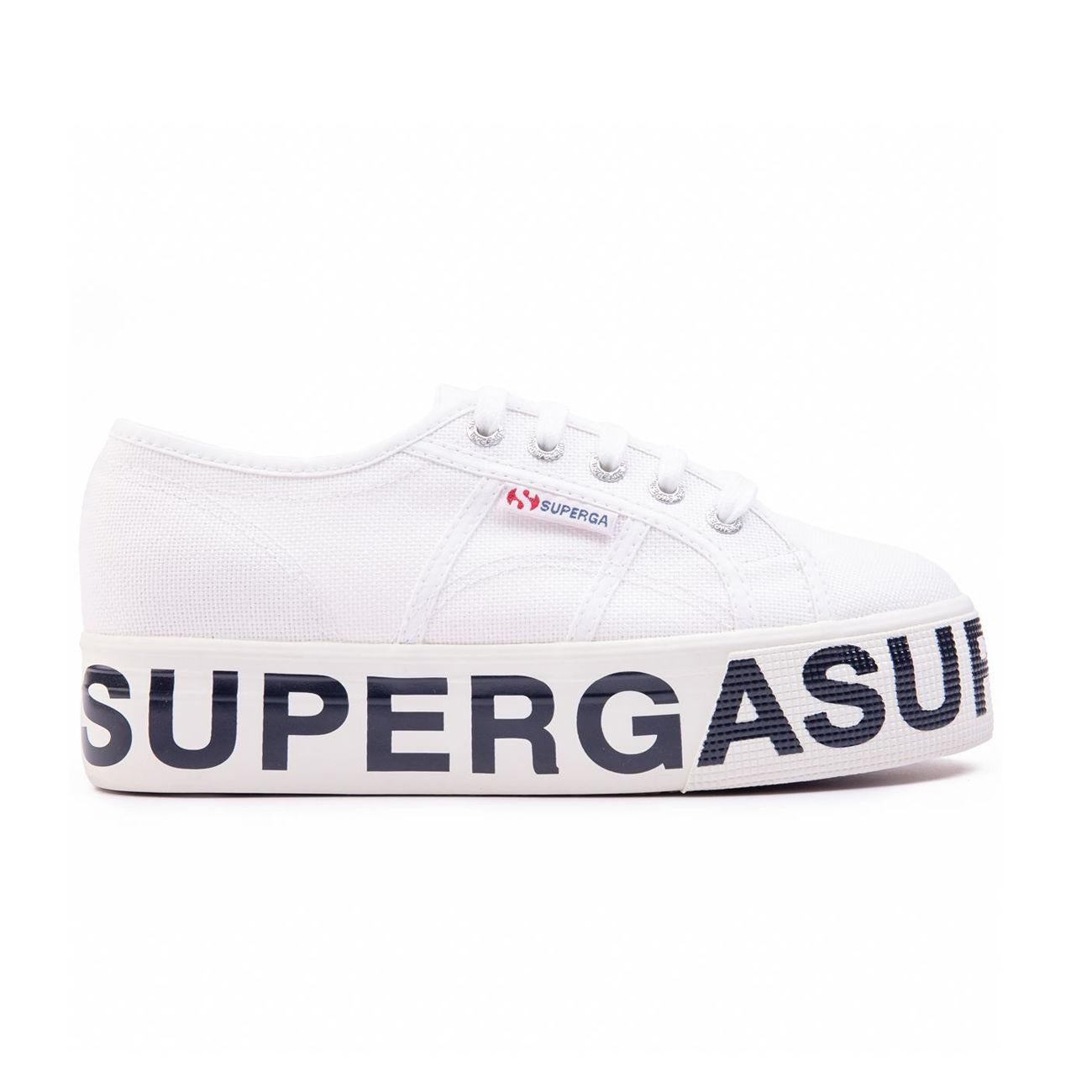 Scarpe 2790-Cotw Outsole Lettering Donna Bianco S00FJ80 901WHITE SUPERGA 