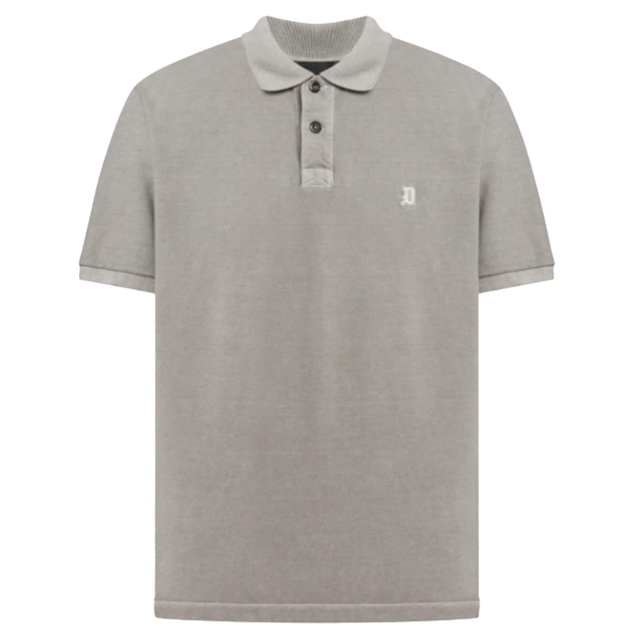 Polo Regular In Cotone Piquet US302_JF0315M_PTO 021 CRISTALLO DONDUP 