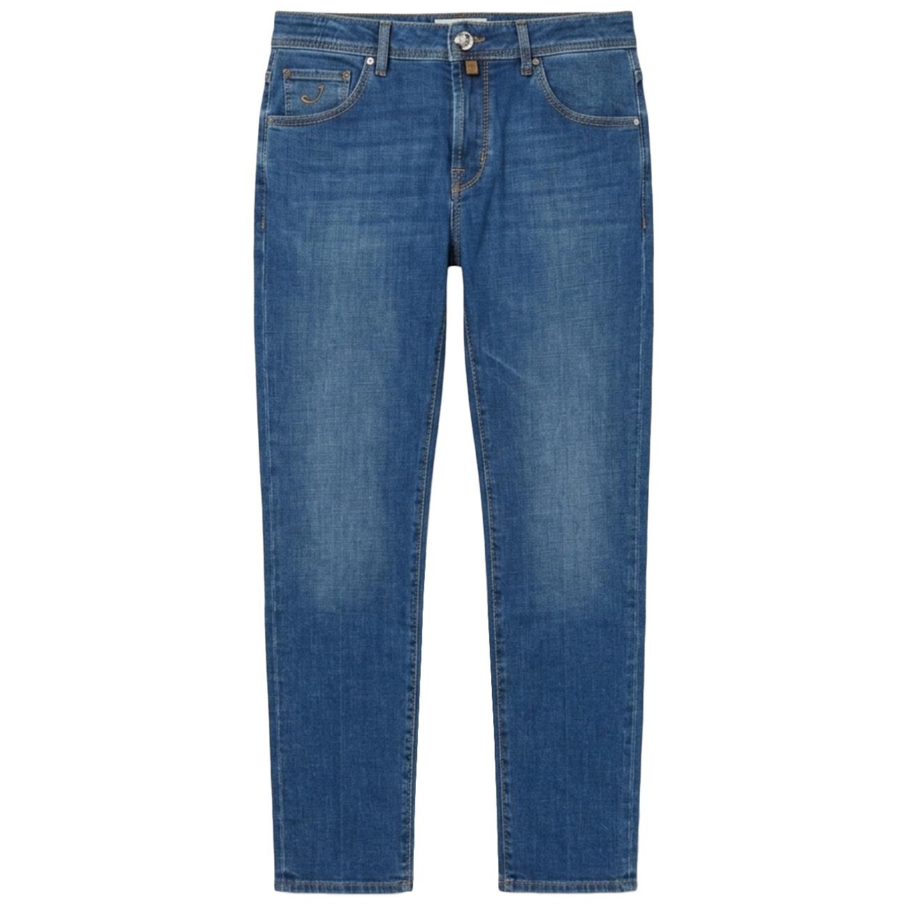 Jeans Scott Cropped Slim Fit 5 Tasche JUM_QE015 034 S3736 V1 200D MEDIUM BLUE JACOB COHEN 