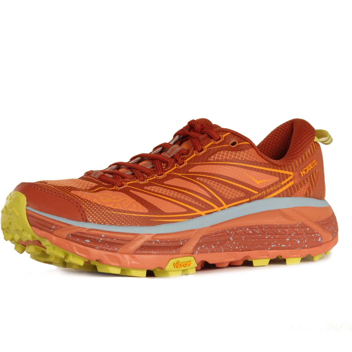 Scarpe Mafate Speed 2 Uomo Baked Clay Radiant Yellow 1126851 BAKED CLAY/ RADIANT YELLOW HOKA 