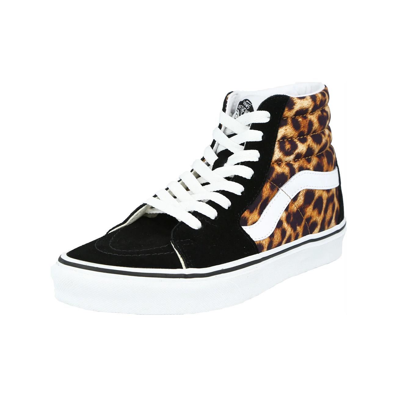 Scarpe Sk8-Hi Leopard Donna Black True White VN0A4U3C 3I61BLACK.TRUEWHITE VANS 