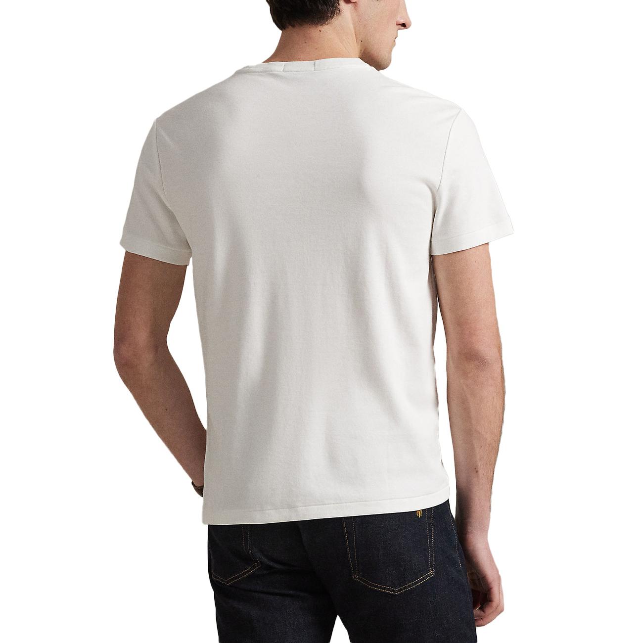  710740727 002 WHITE POLO RALPH LAUREN 