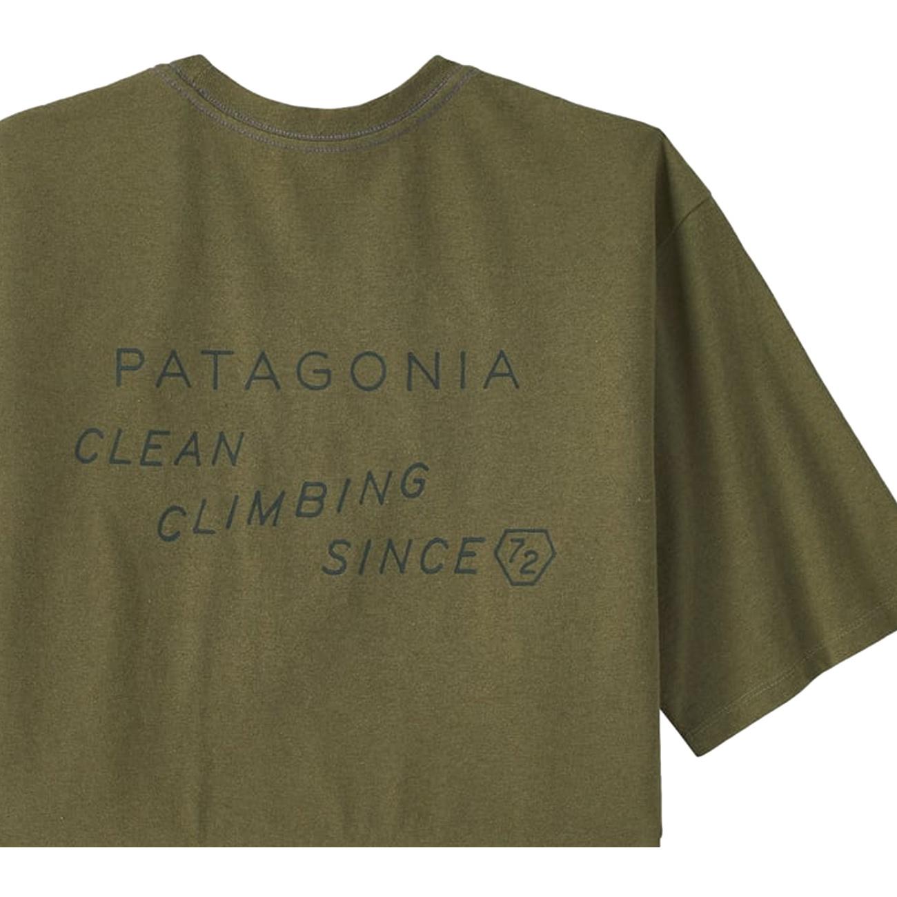 T-Shirt Mission Organic Uomo Wyoming Green 37589 CCGE WYOMING GREEN PATAGONIA 