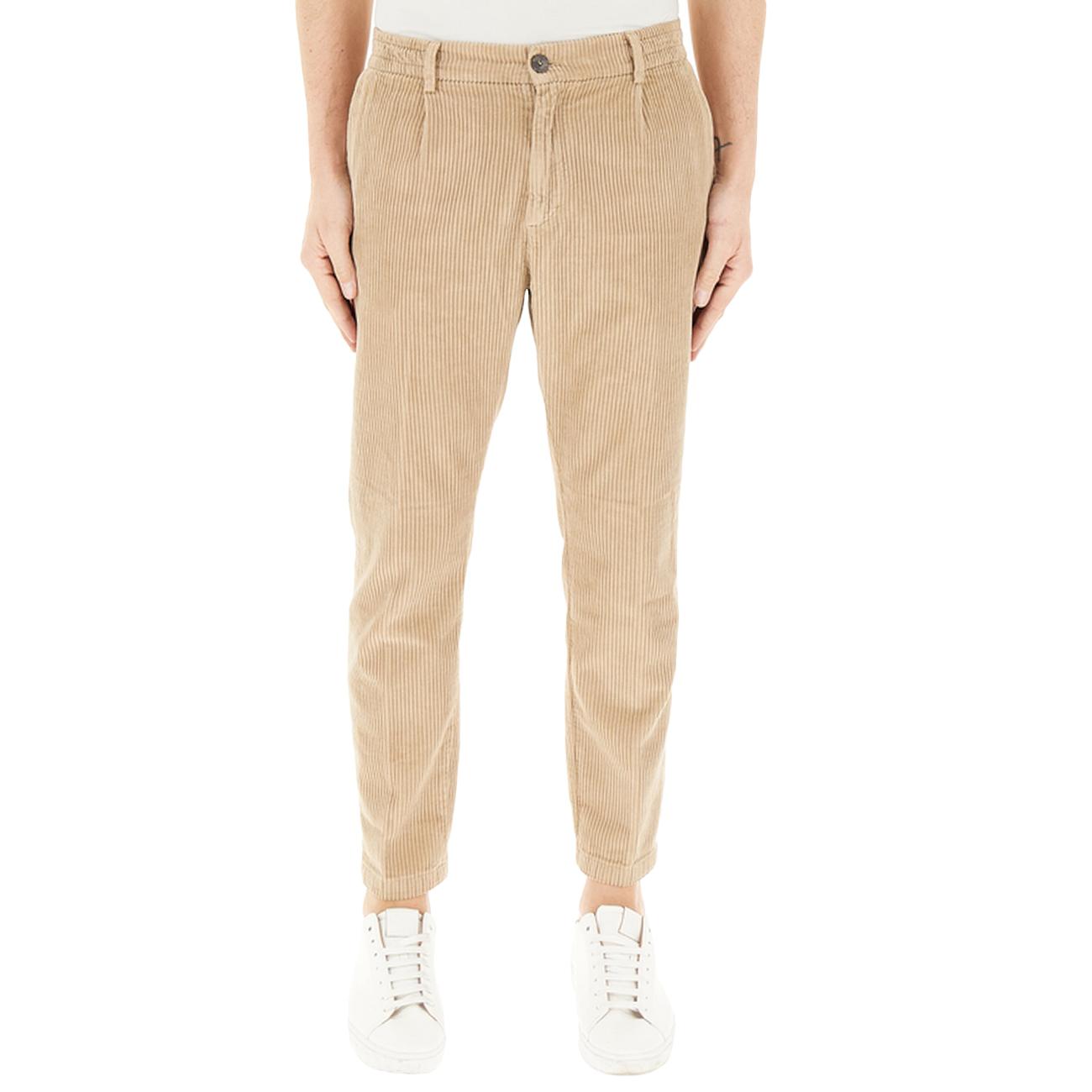 Pantalone Mitte In Velluto MITTE 1610 120 NOCCIOLA CRUNA 