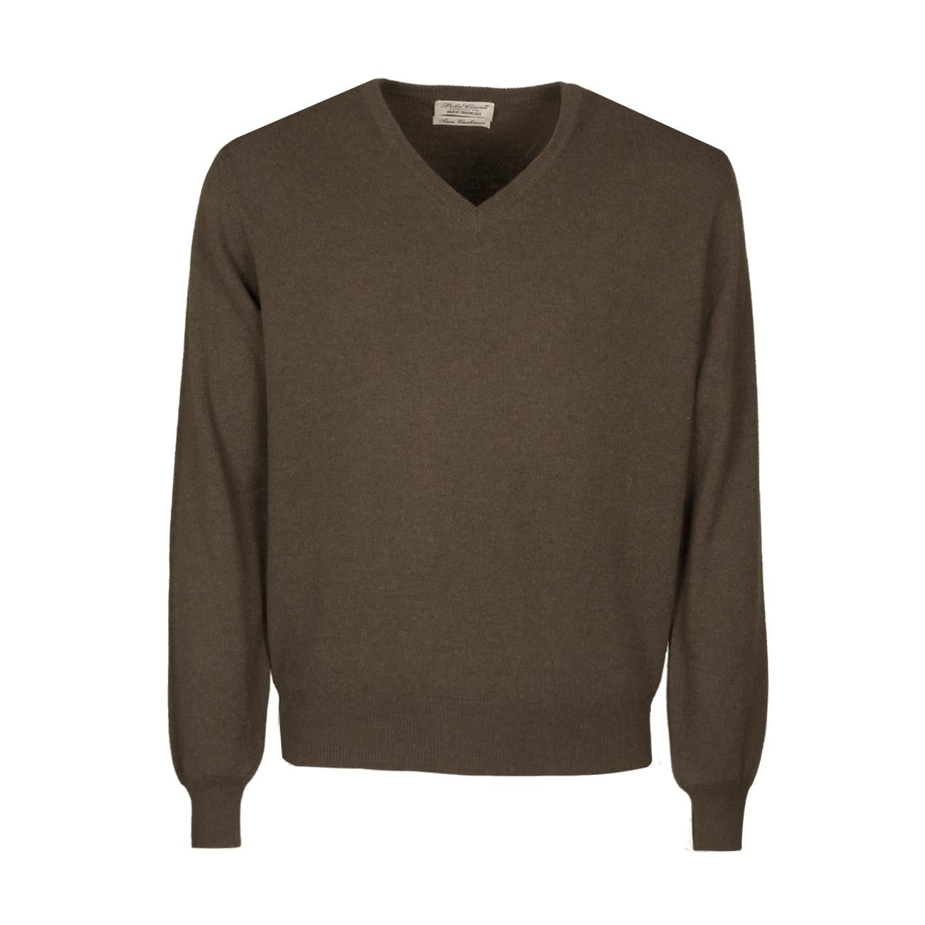 Maglia U. Scollo V Puro Cash Della Ciana X Mascheroni 87153 7271 KAKI DELLA CIANA 