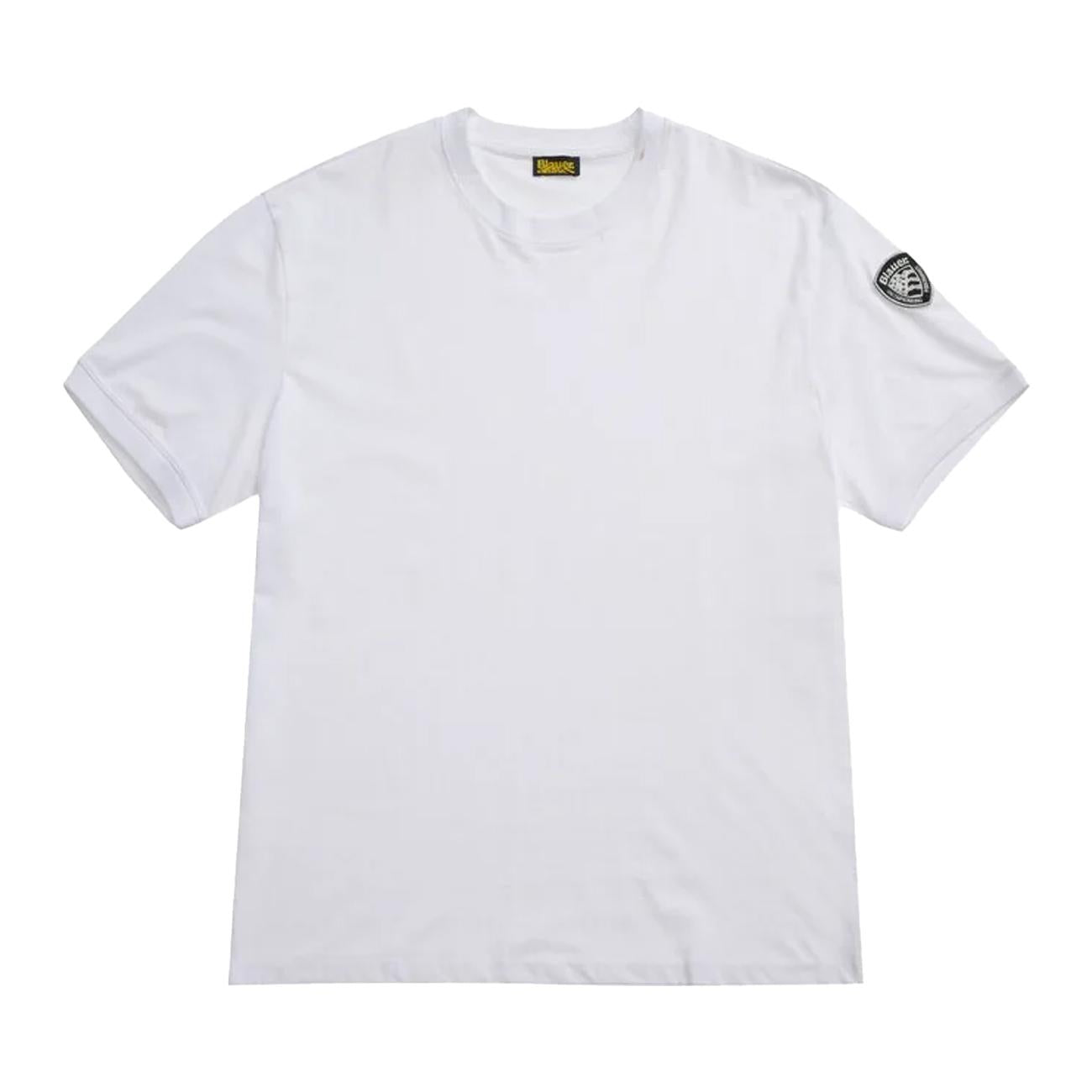 T-Shirt Girocollo Anthony 25SBLUH02275-007100 100 BIANCO BLAUER 