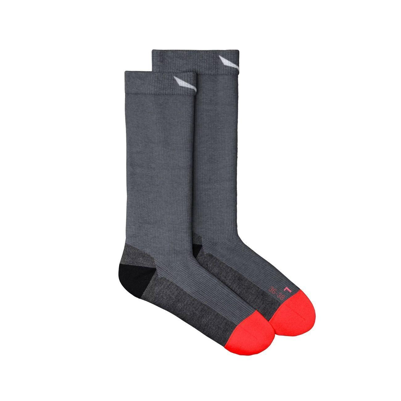 CALZETTONI D. MOUNTAIN TRAINER LANA MERINO W CREW SALEWA 69032 0622/GREY MELANGE/6080 SALEWA 
