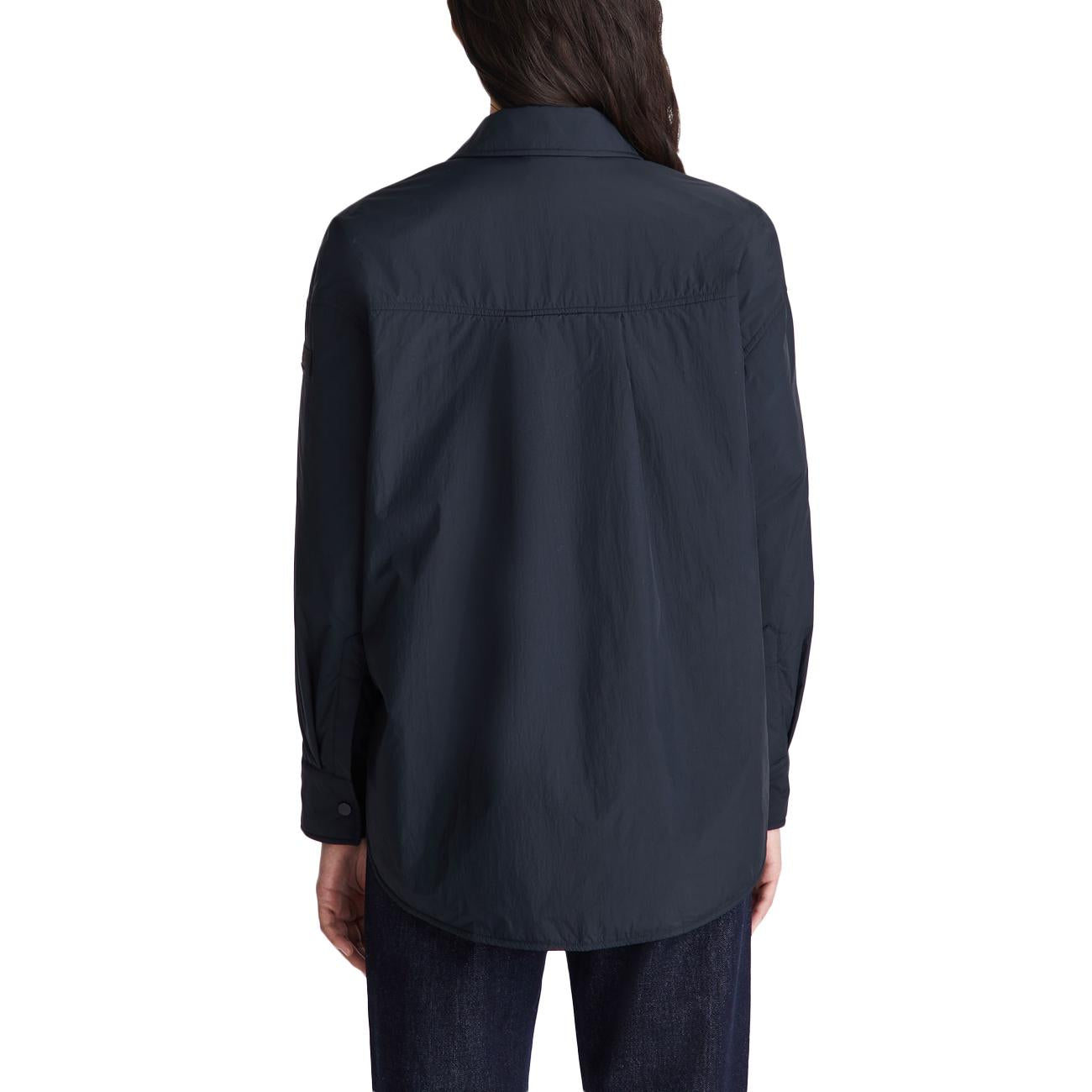 Overshirt In Nylon Imbottita PED5612 01181986 215 BLU PEUTEREY 