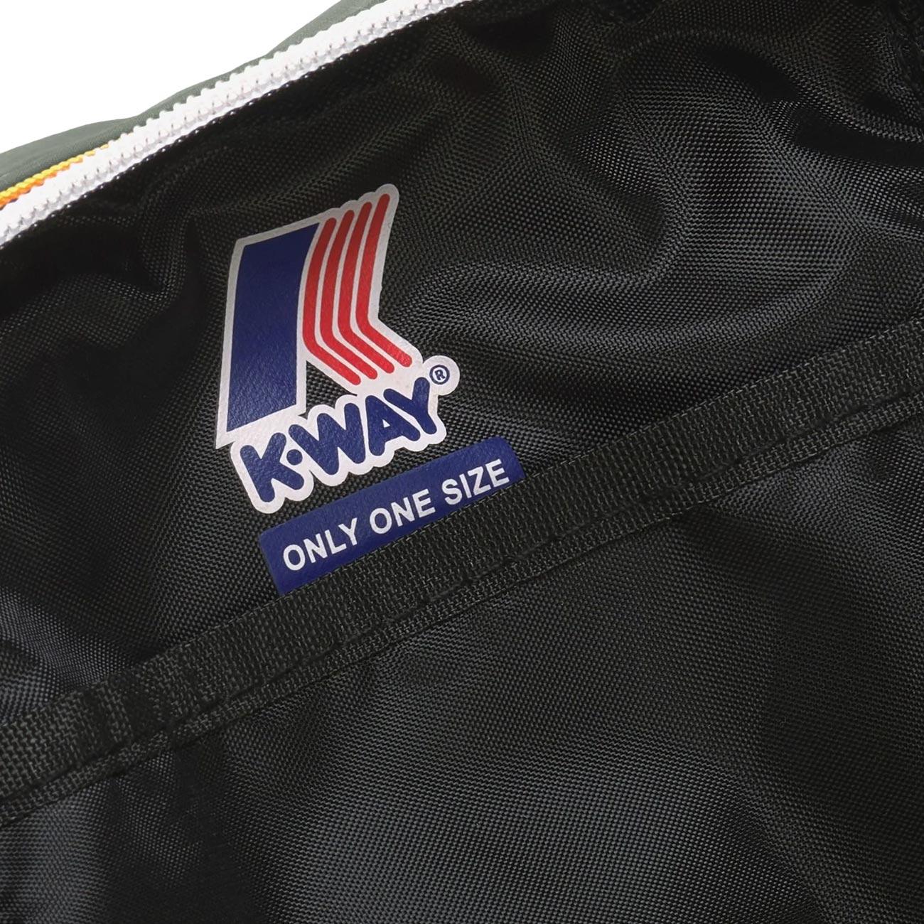 Borsello Barbiton Unisex Green Blackish K7116UW WMR GREEN BLACKISH K-WAY 