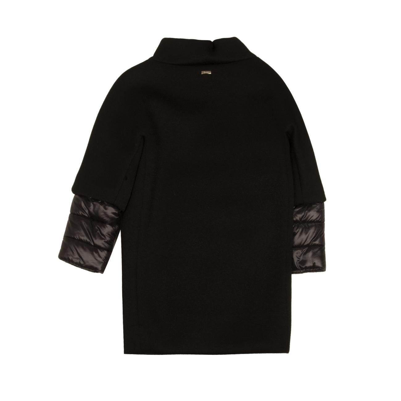 Cappotto Ovetto Collo Alto Bimba Nero Lurex CA0005G20024 9300 NERO/LUREX HERNO 