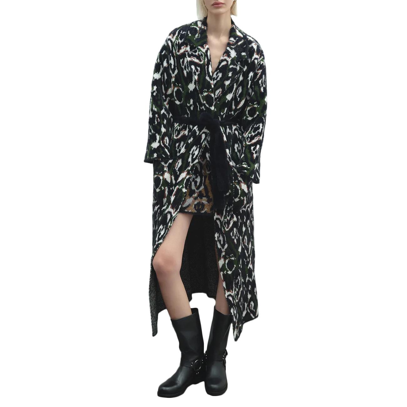 Cappotto In Jacquard Maculato MGKD11012 MACULATO AKEP 