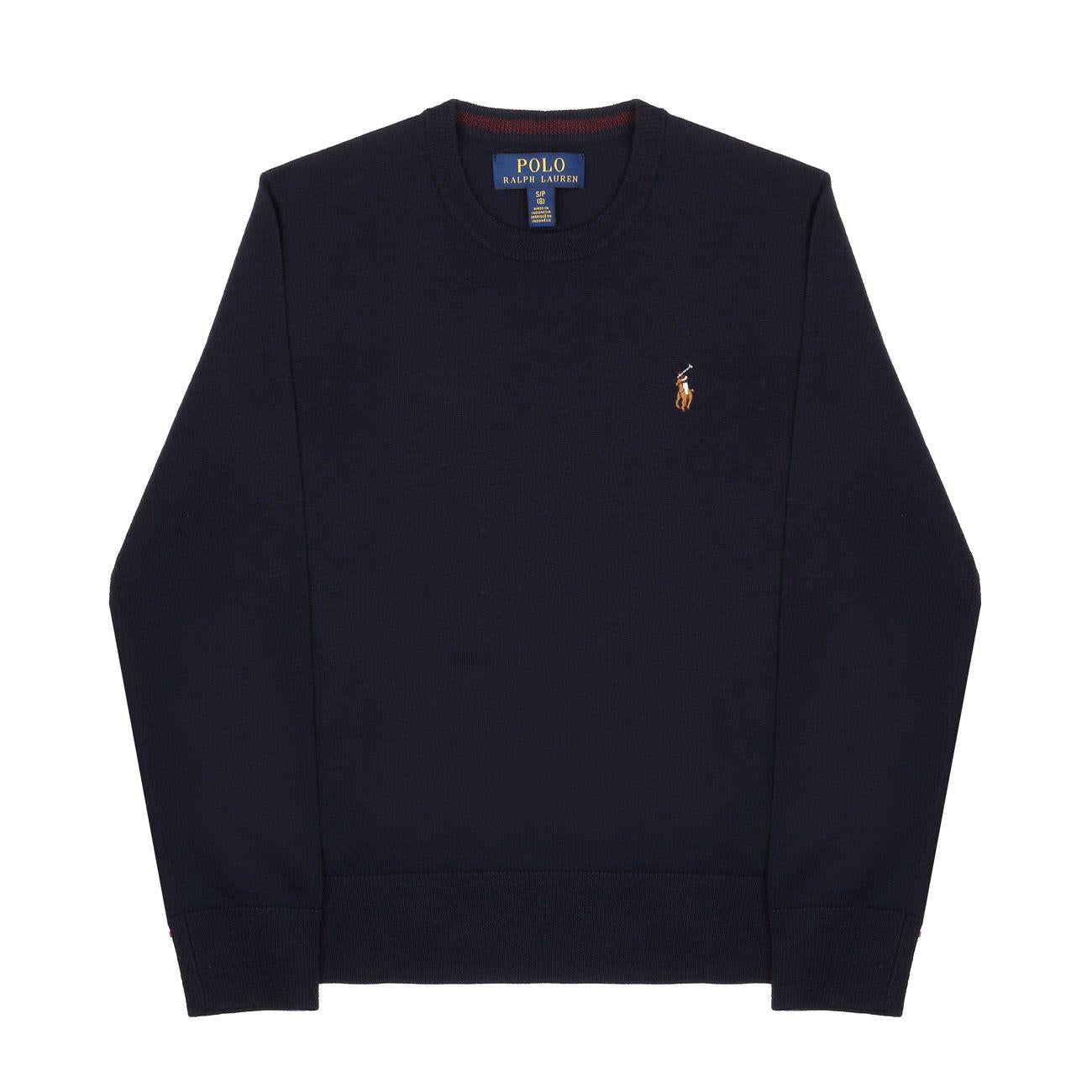 Pull Girocollo In Lana Merino Bambino Navy 323749887 001 NAVY POLO RALPH LAUREN 