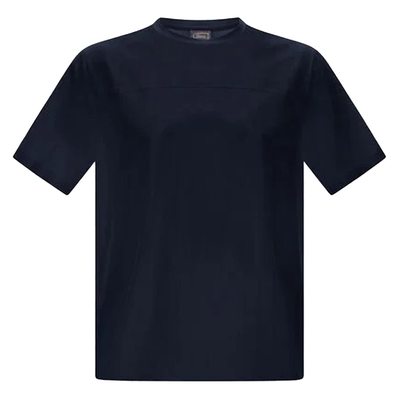 T-Shirt In Cotone Stretch Superfine JG000237U-52003 9200 BLU HERNO 